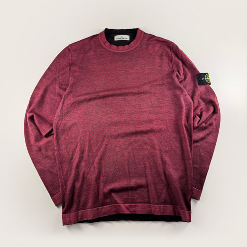 Stone Island Bordeaux Knitted Sweater (XL)