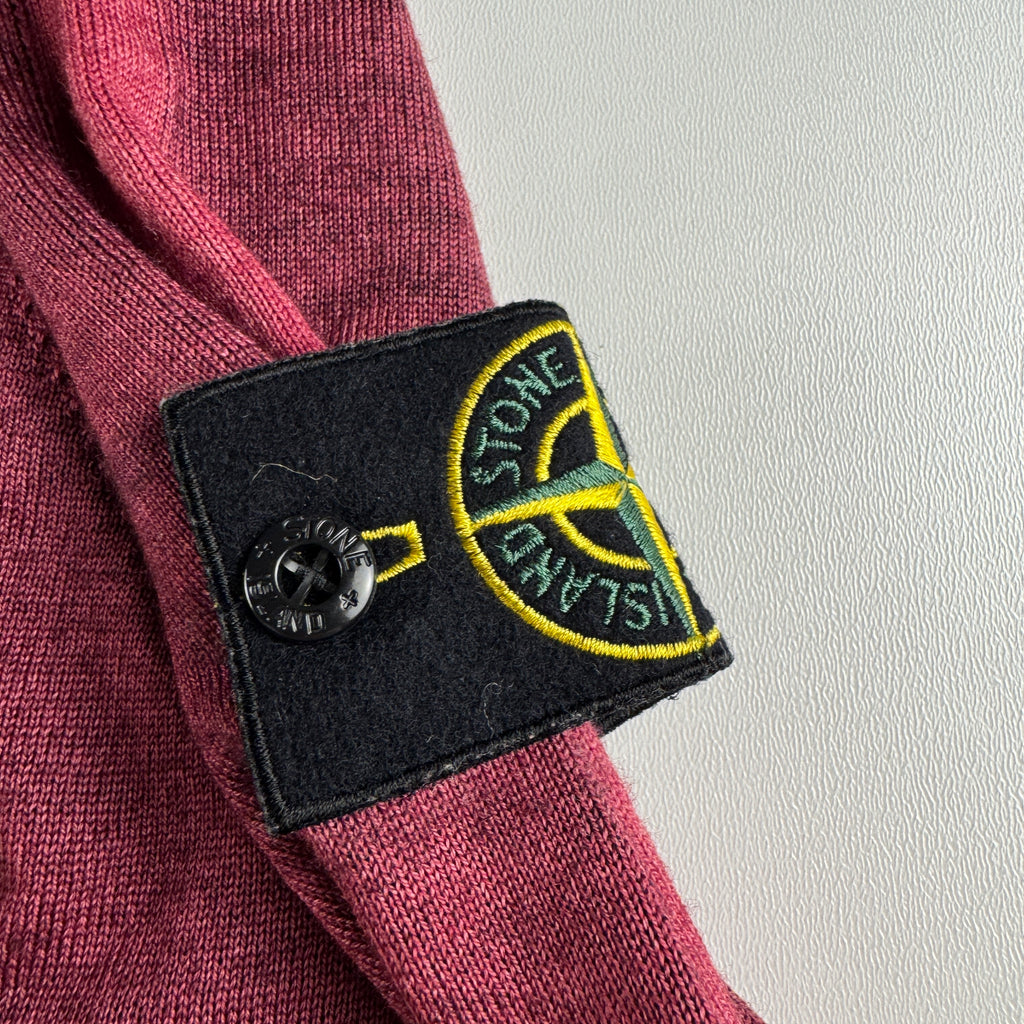 Stone Island Bordeaux Knitted Sweater (XL)