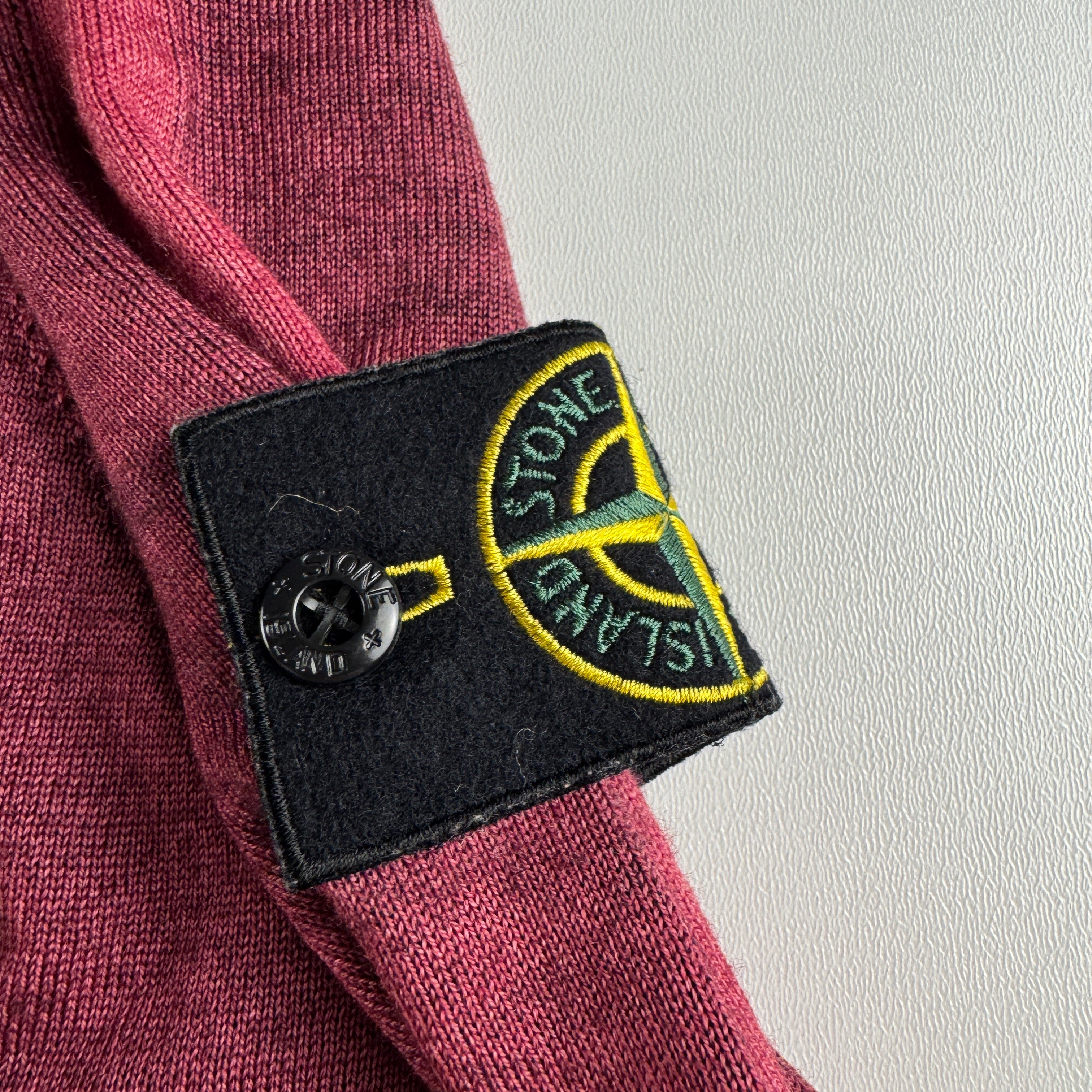 Stone Island Bordeaux Knitted Sweater (XL)