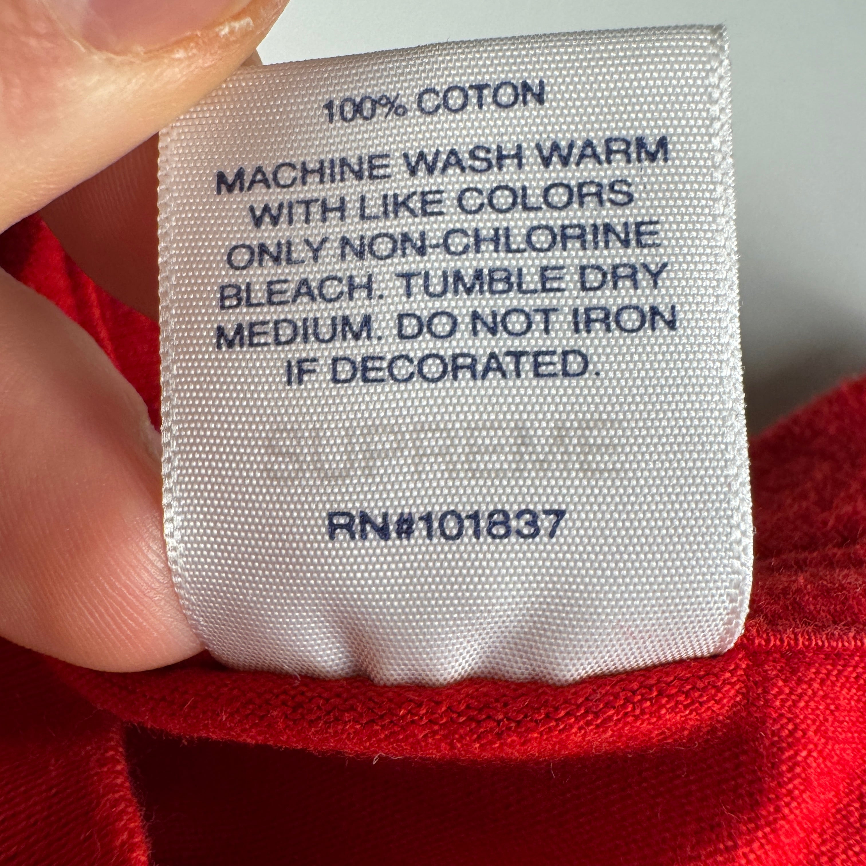 Supreme Who The Fuck Is Supreme Red Tee (L)