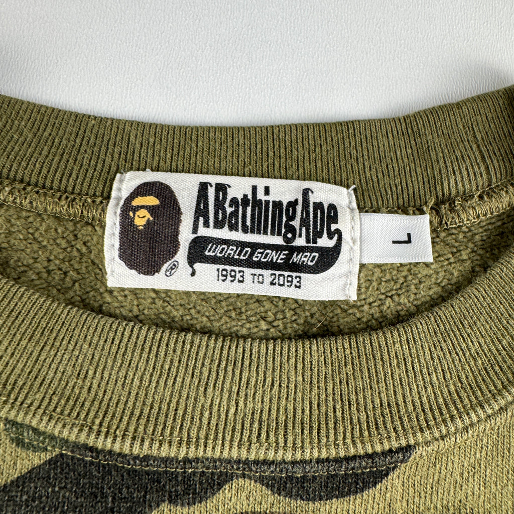 BAPE Color Camo Crystal Stone Sweater (L)
