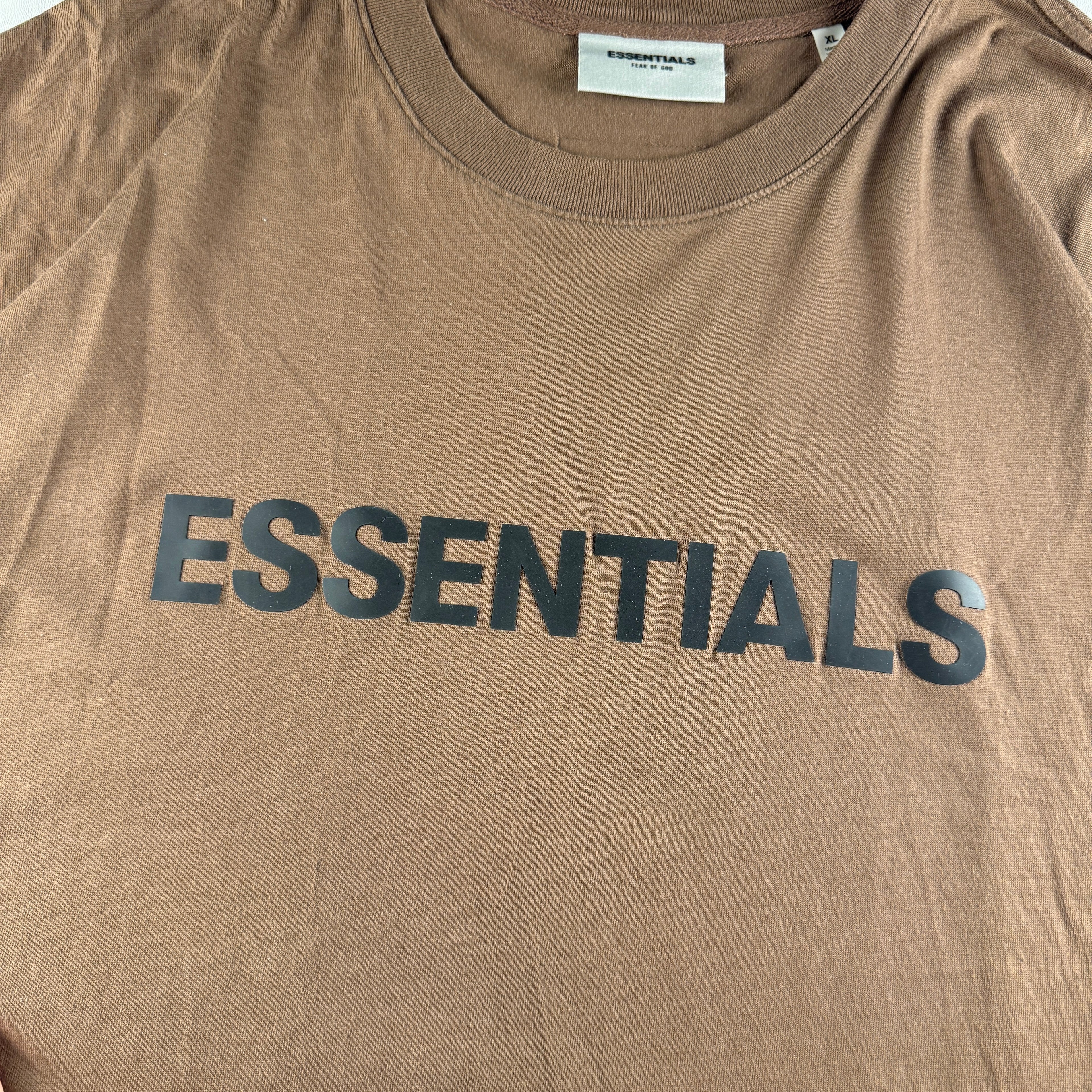 Essentials FOG Brown Tee (XL)