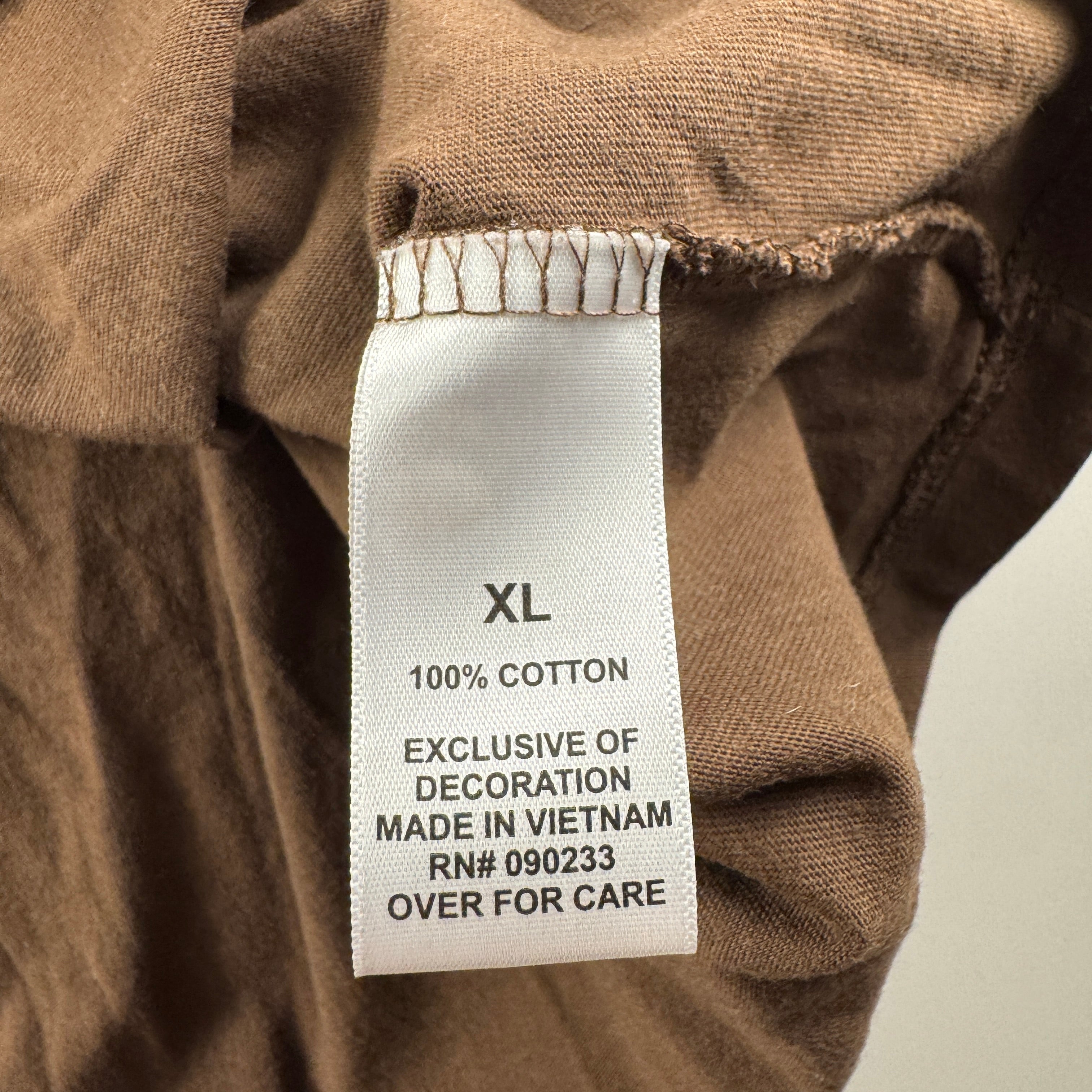 Essentials FOG Brown Tee (XL)