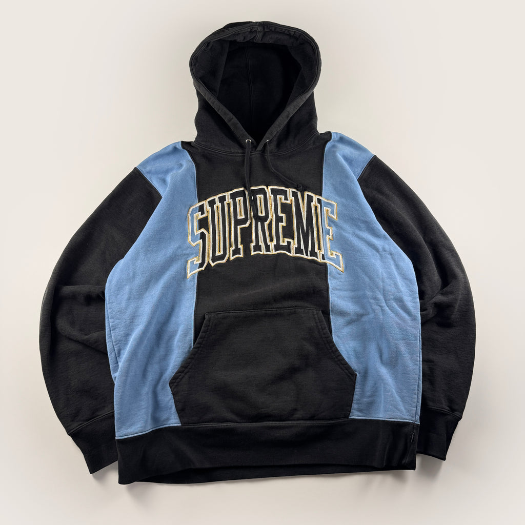Supreme Paneled Arc Black Hoodie (L)