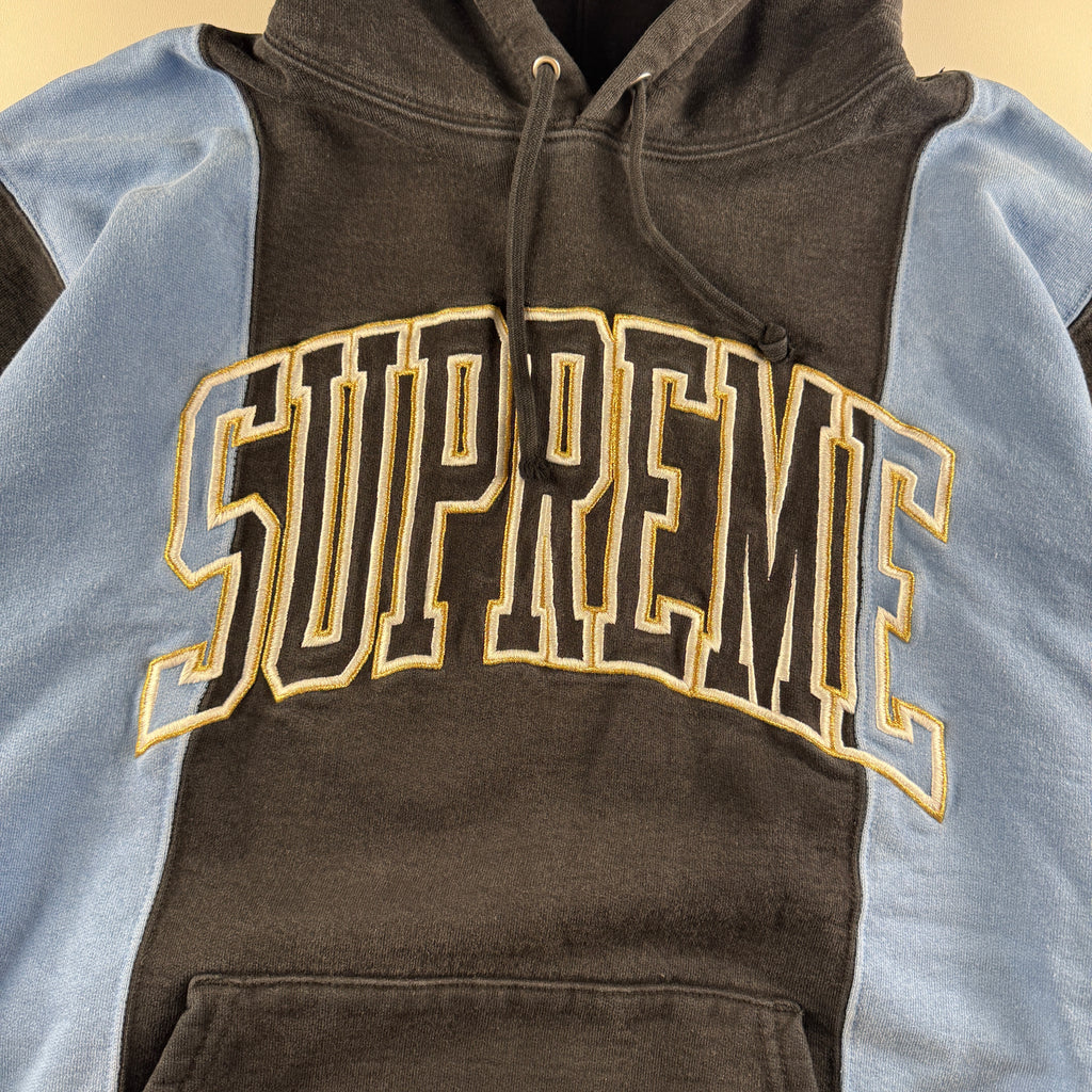Supreme Paneled Arc Black Hoodie (L)