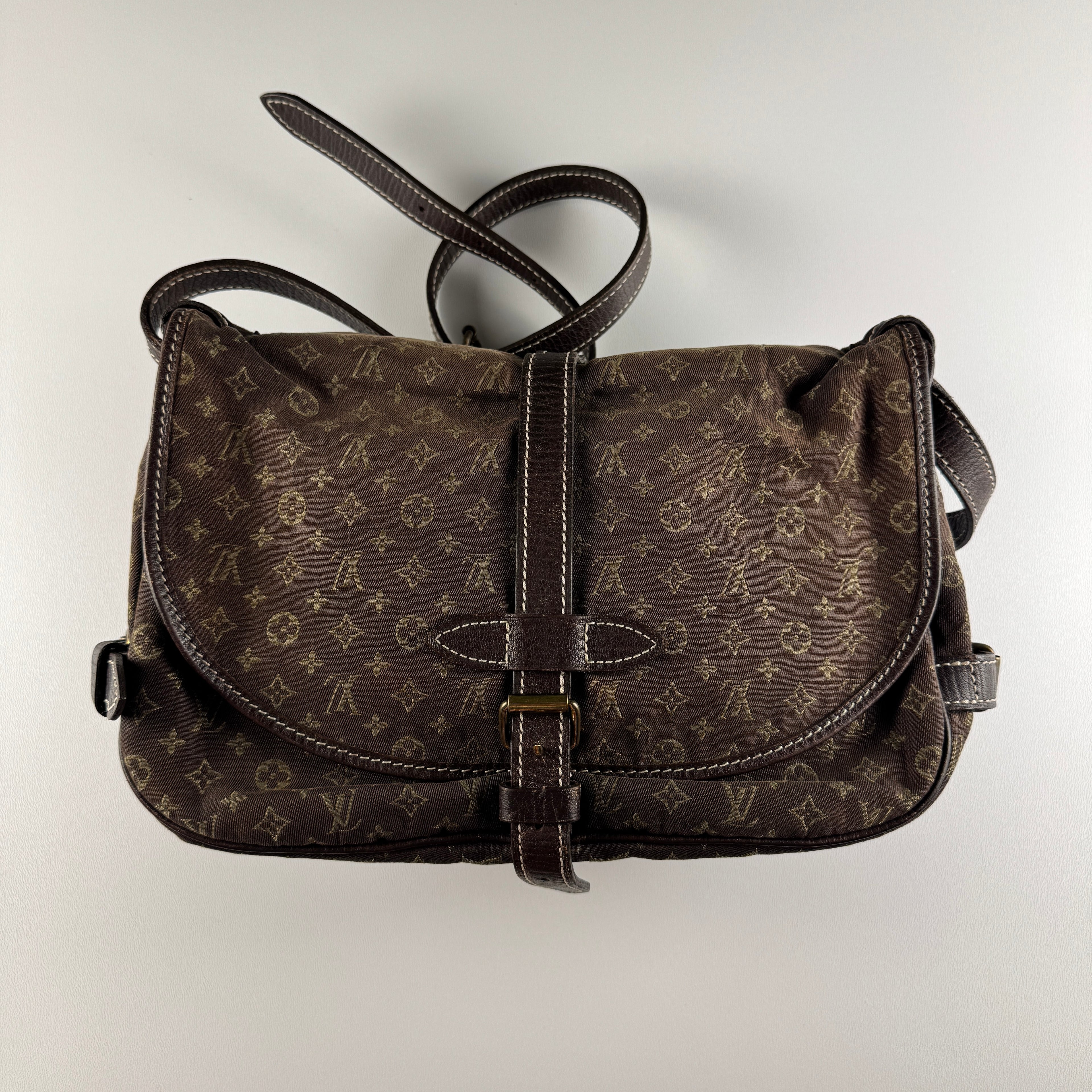 LV Saumur 30 Mini Lin