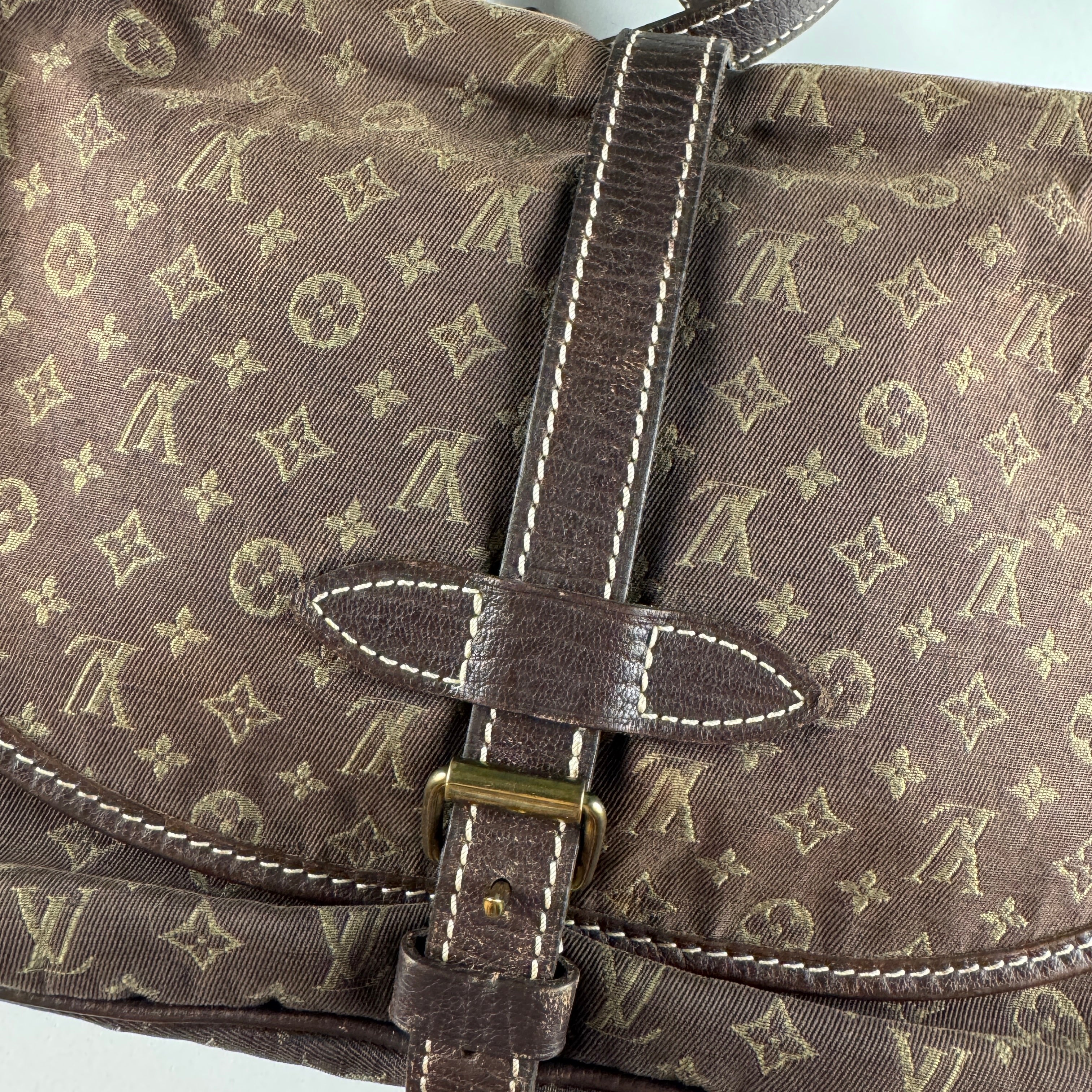 LV Saumur 30 Mini Lin