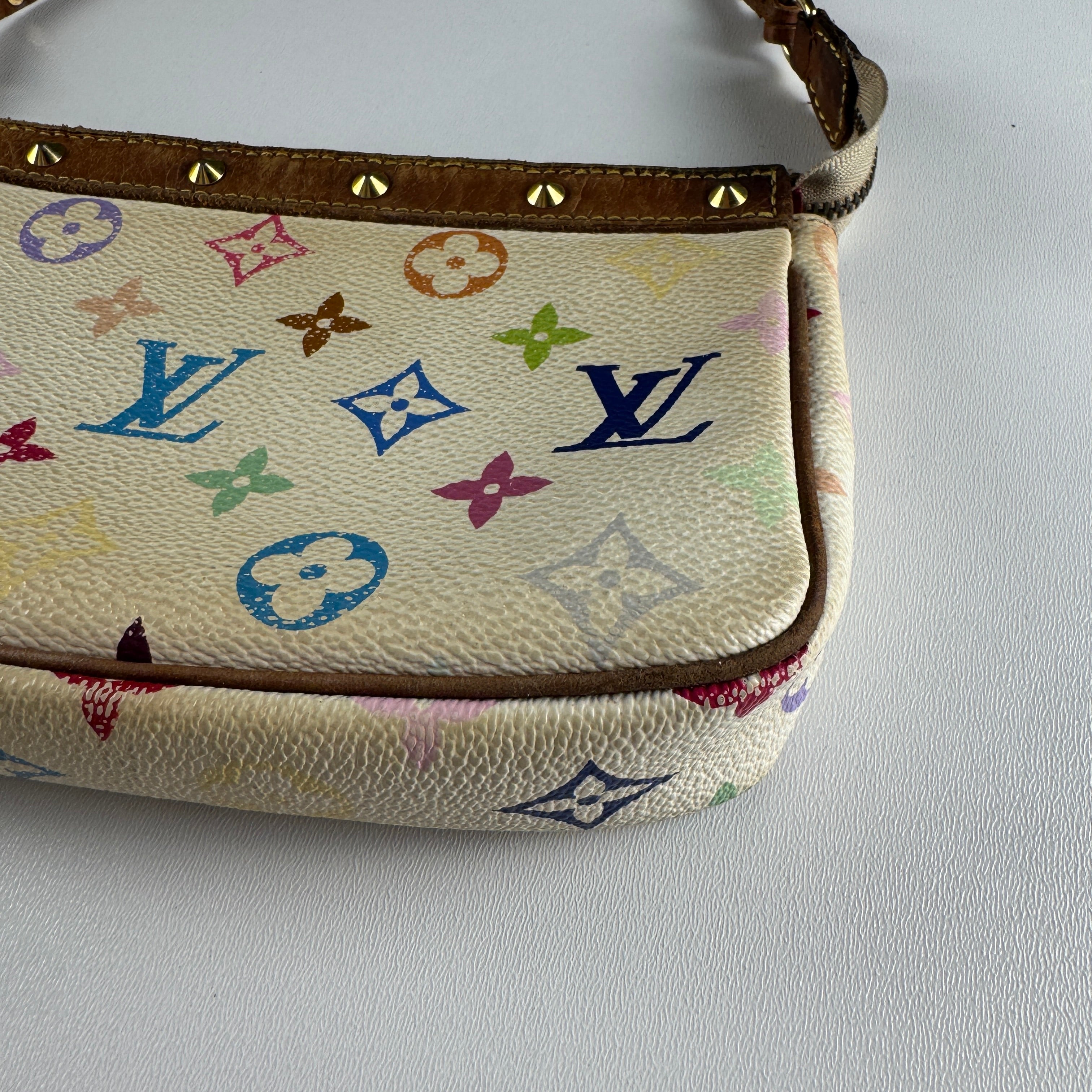 LV Multicolor Pochette Murakami