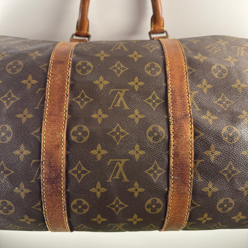 Louis Vuitton Travel Bag Monogram Keepall 55