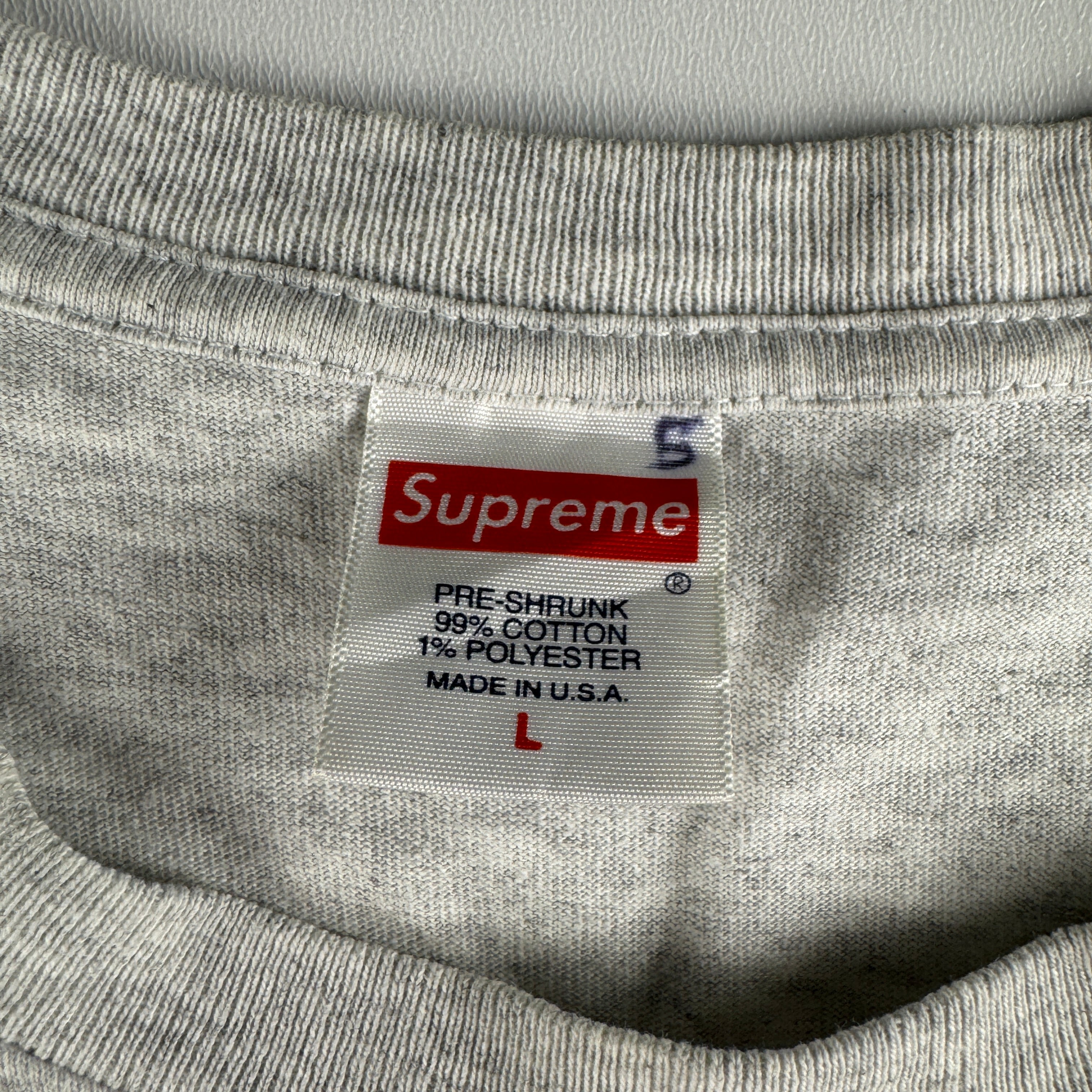 Supreme x Haze NYC Chair Grey Tee (L)
