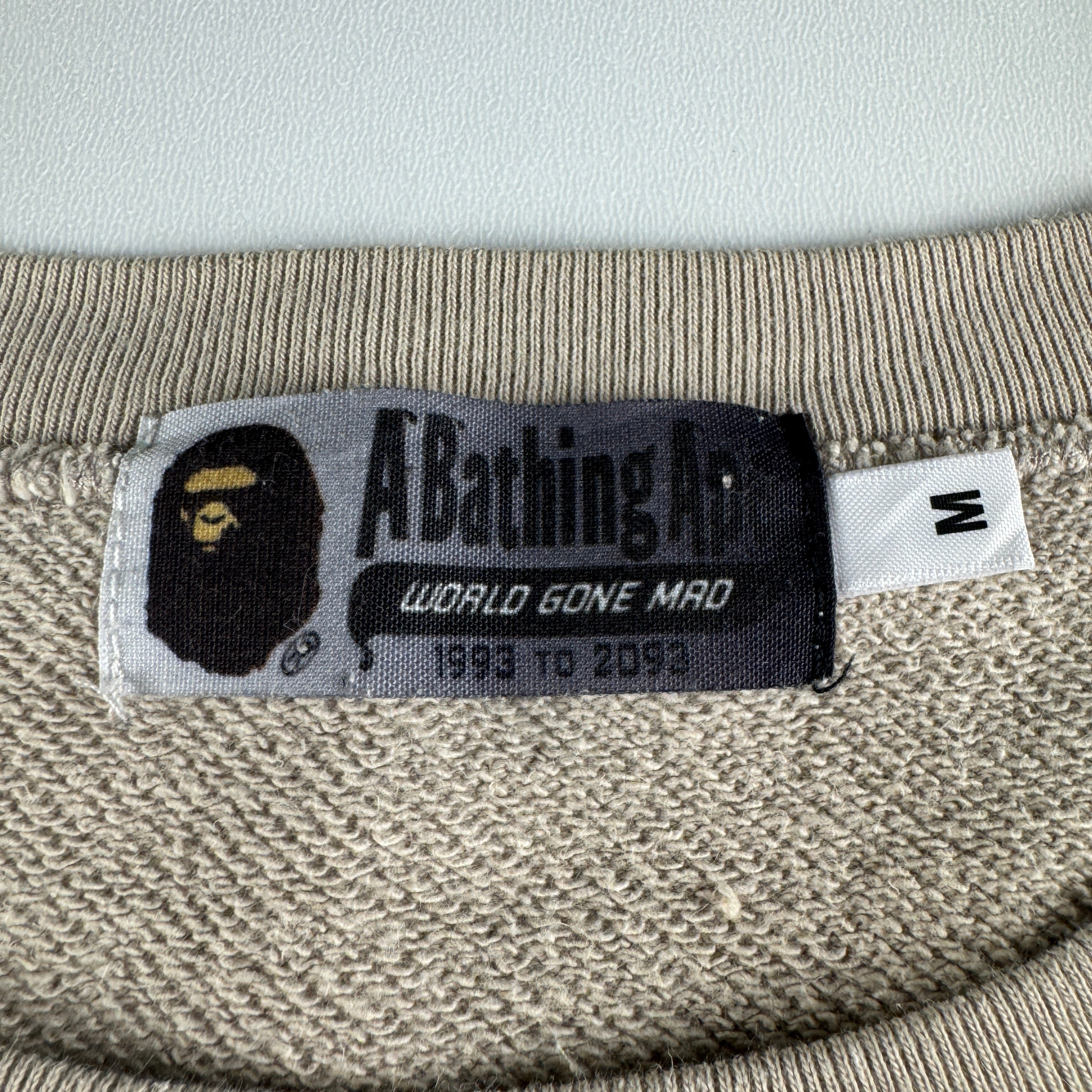 BAPE College Heavy Gradient Brown Tee (M)