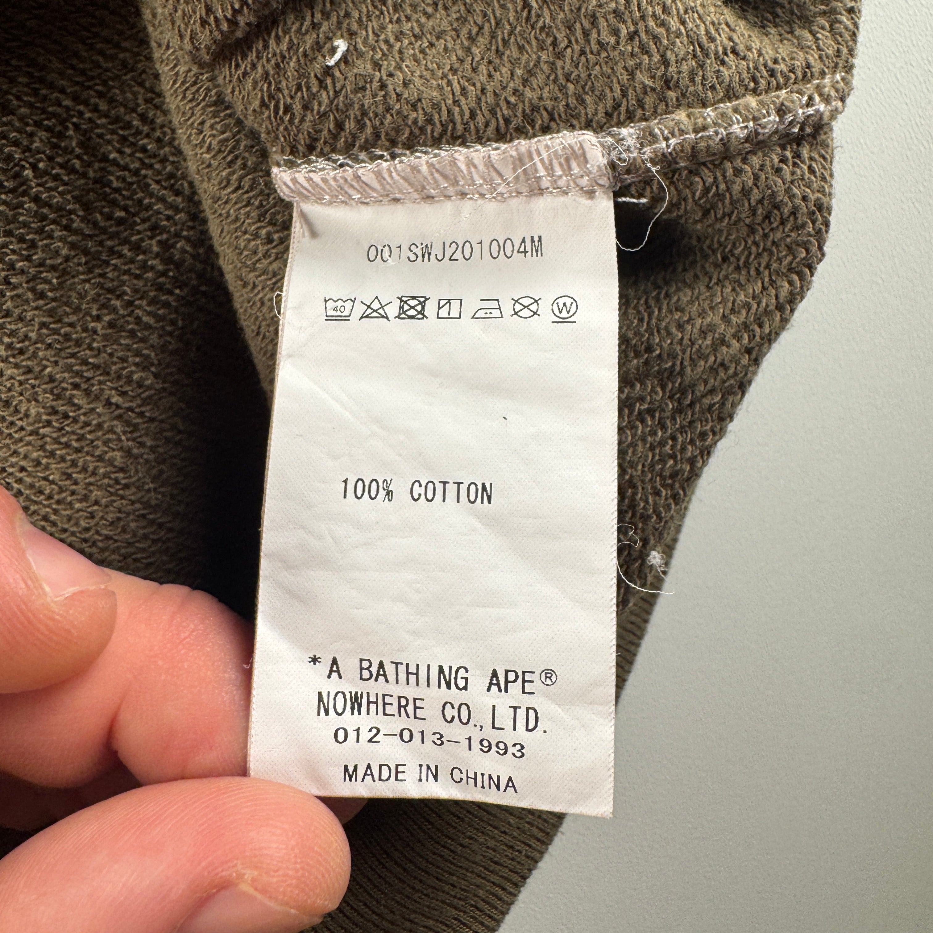 BAPE College Heavy Gradient Brown Tee (M)
