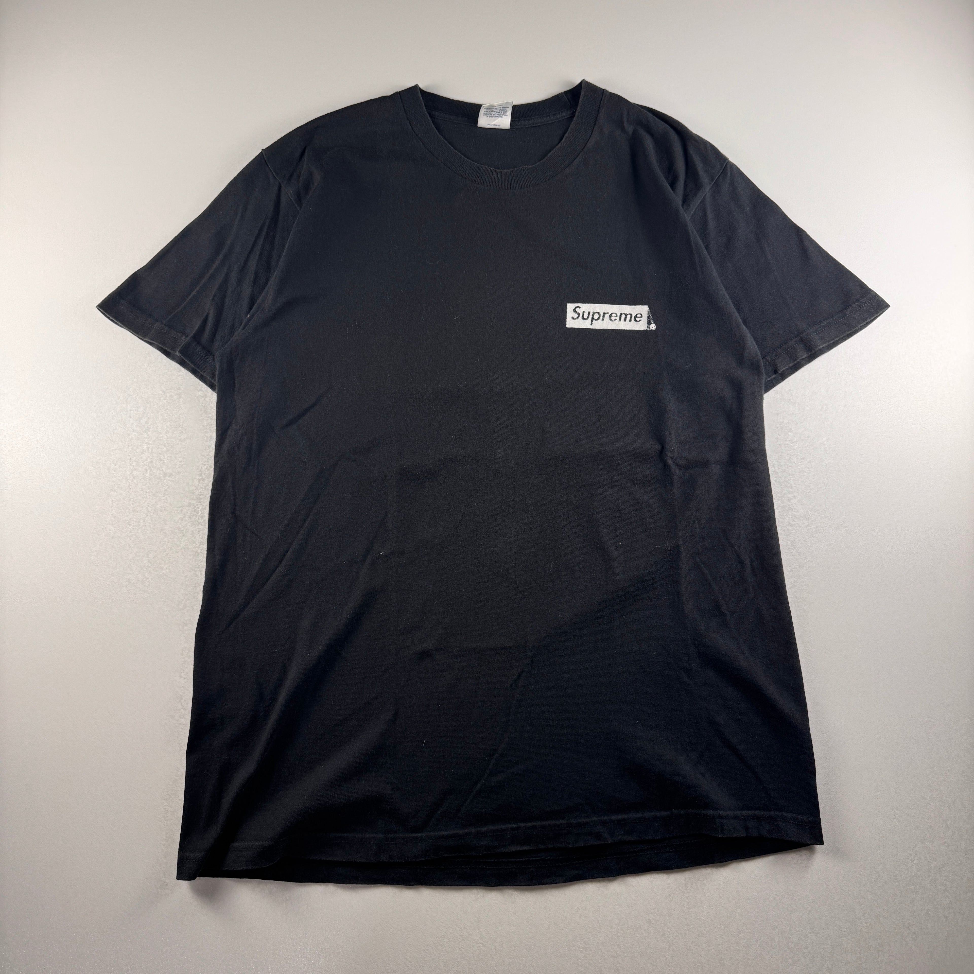 Supreme Spiral Black Tee (M)