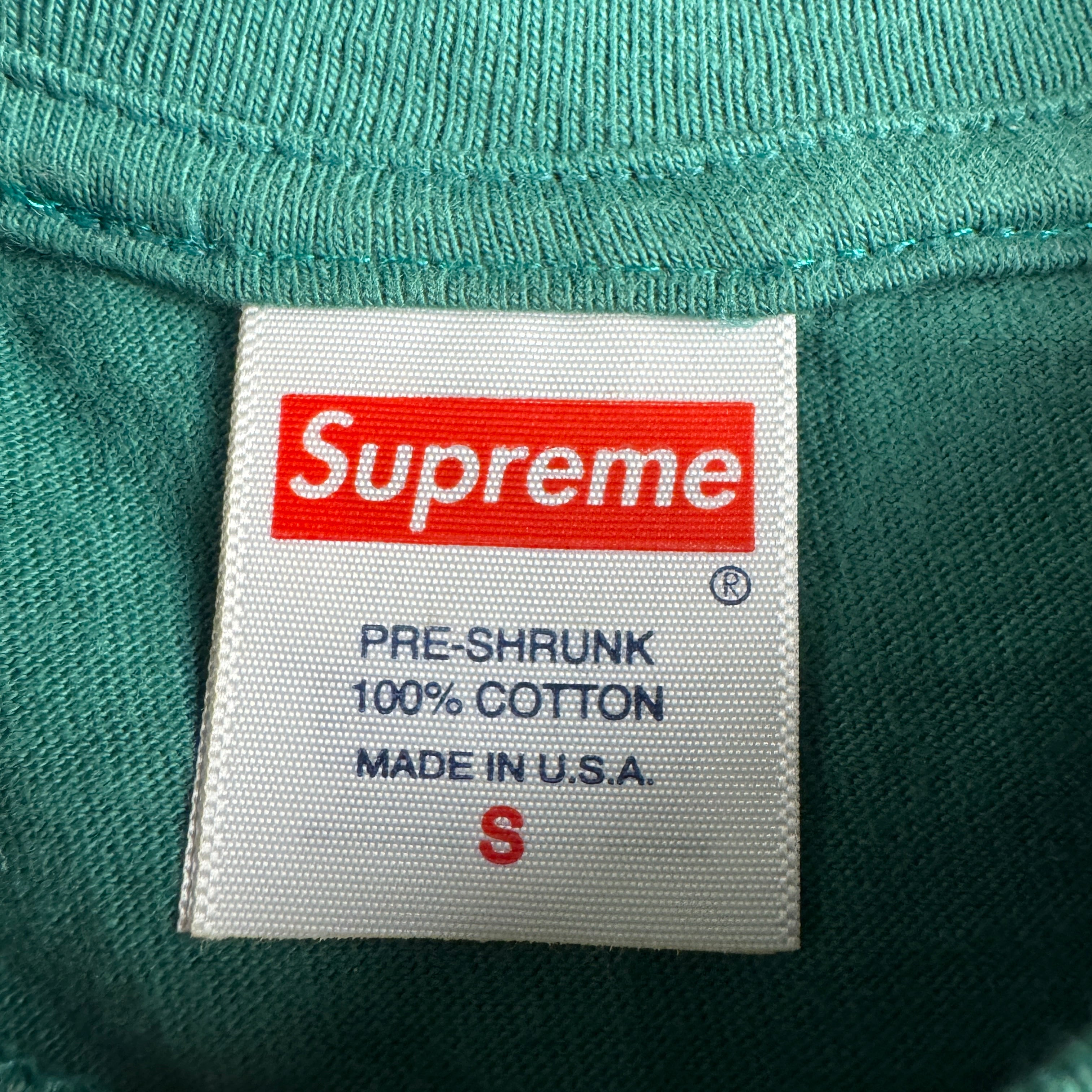 Supreme Light Pine Green Tee (S)