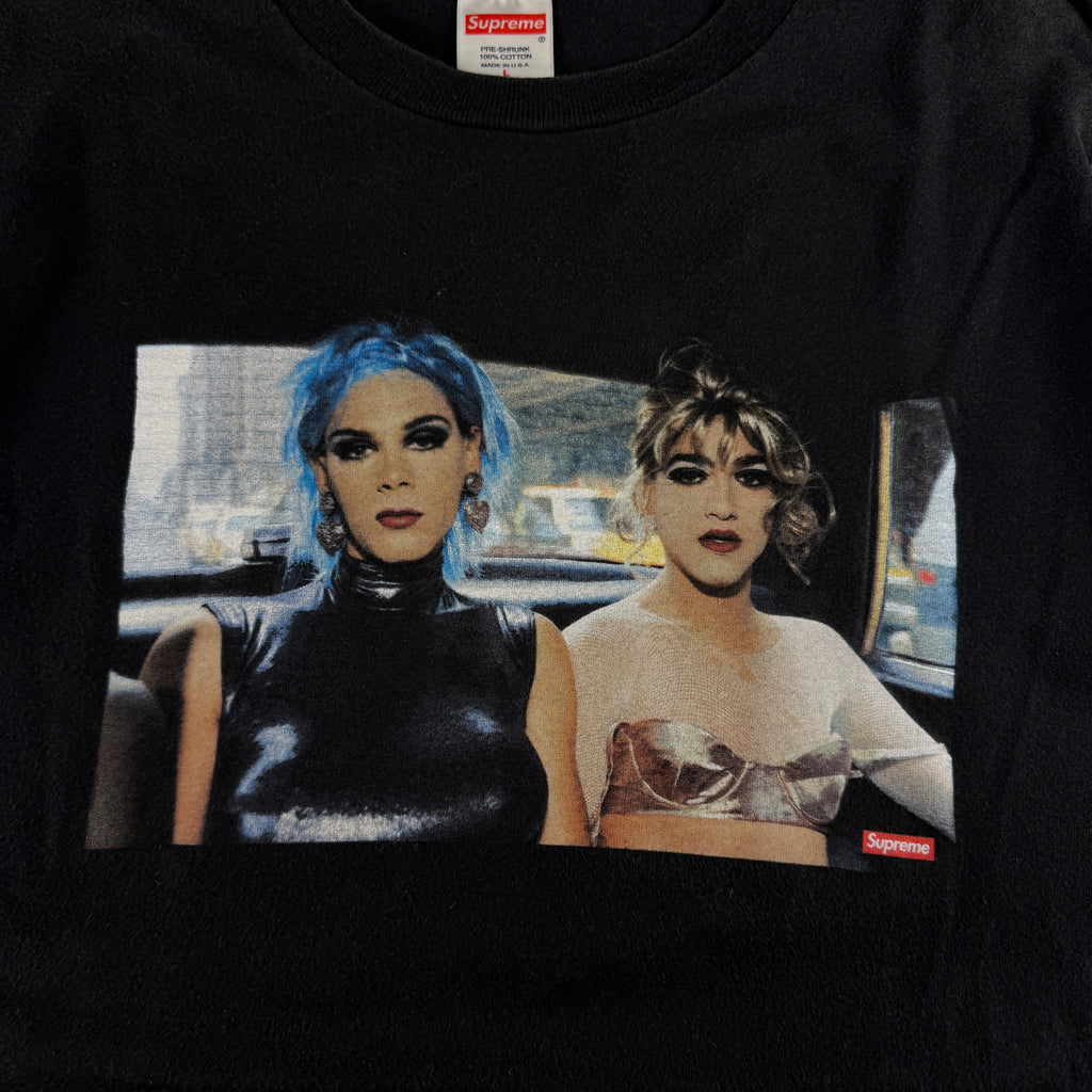 Supreme x Nan Goldin Misty and Jimmy Paulette Black Tee (L)