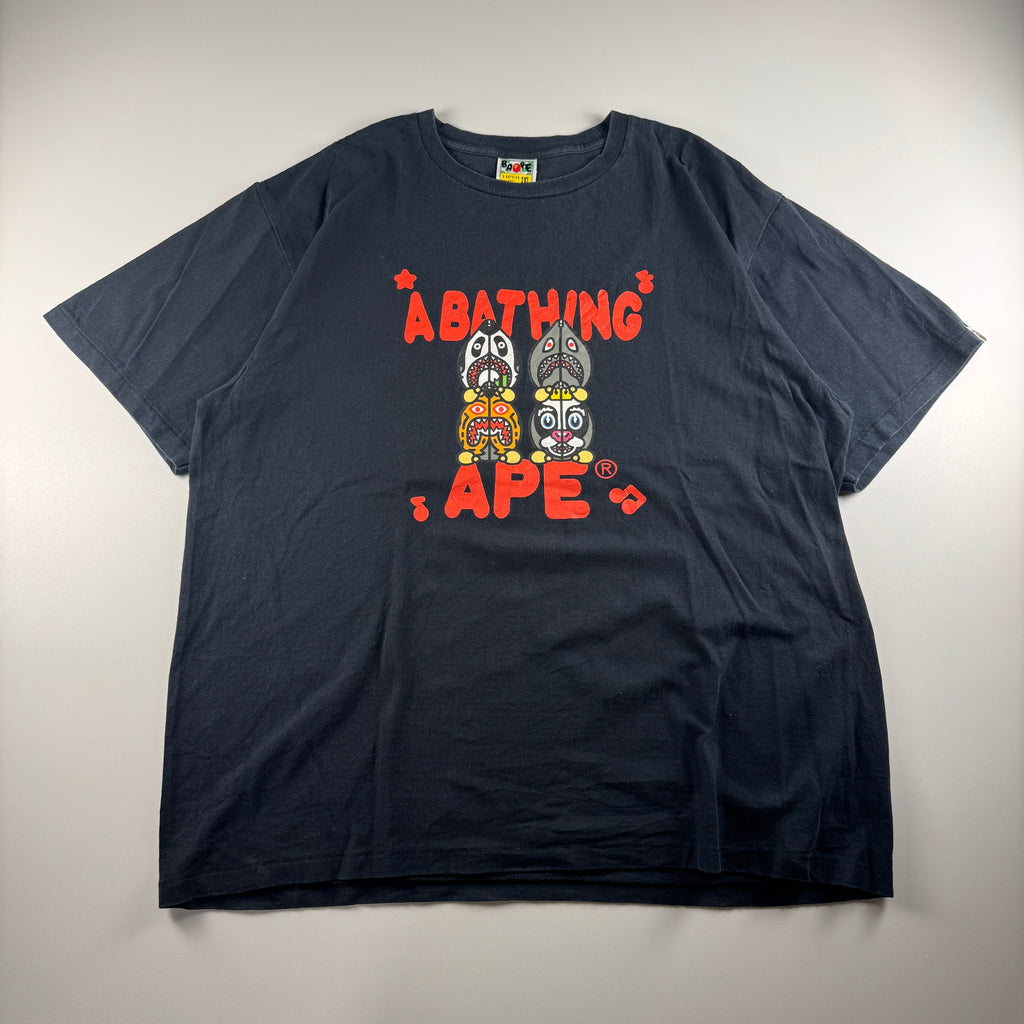 BAPE x Classic Milo Shark #2 Black Tee (XXL)