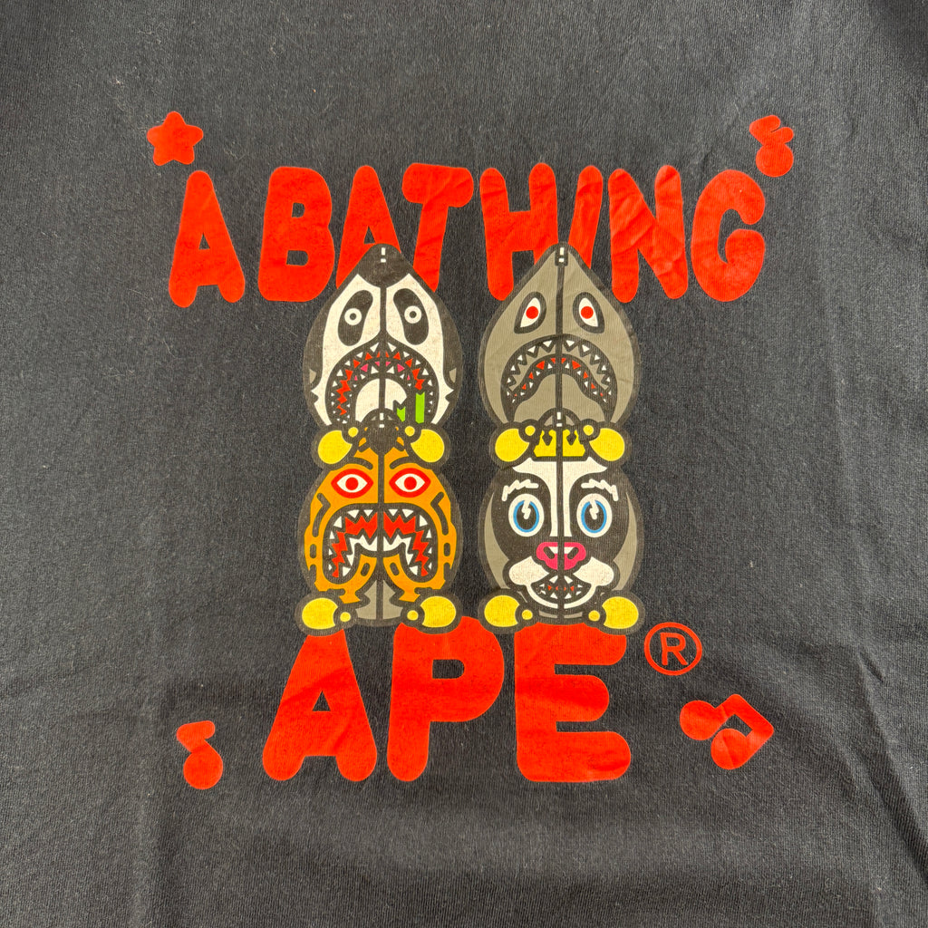 BAPE x Classic Milo Shark #2 Black Tee (XXL)