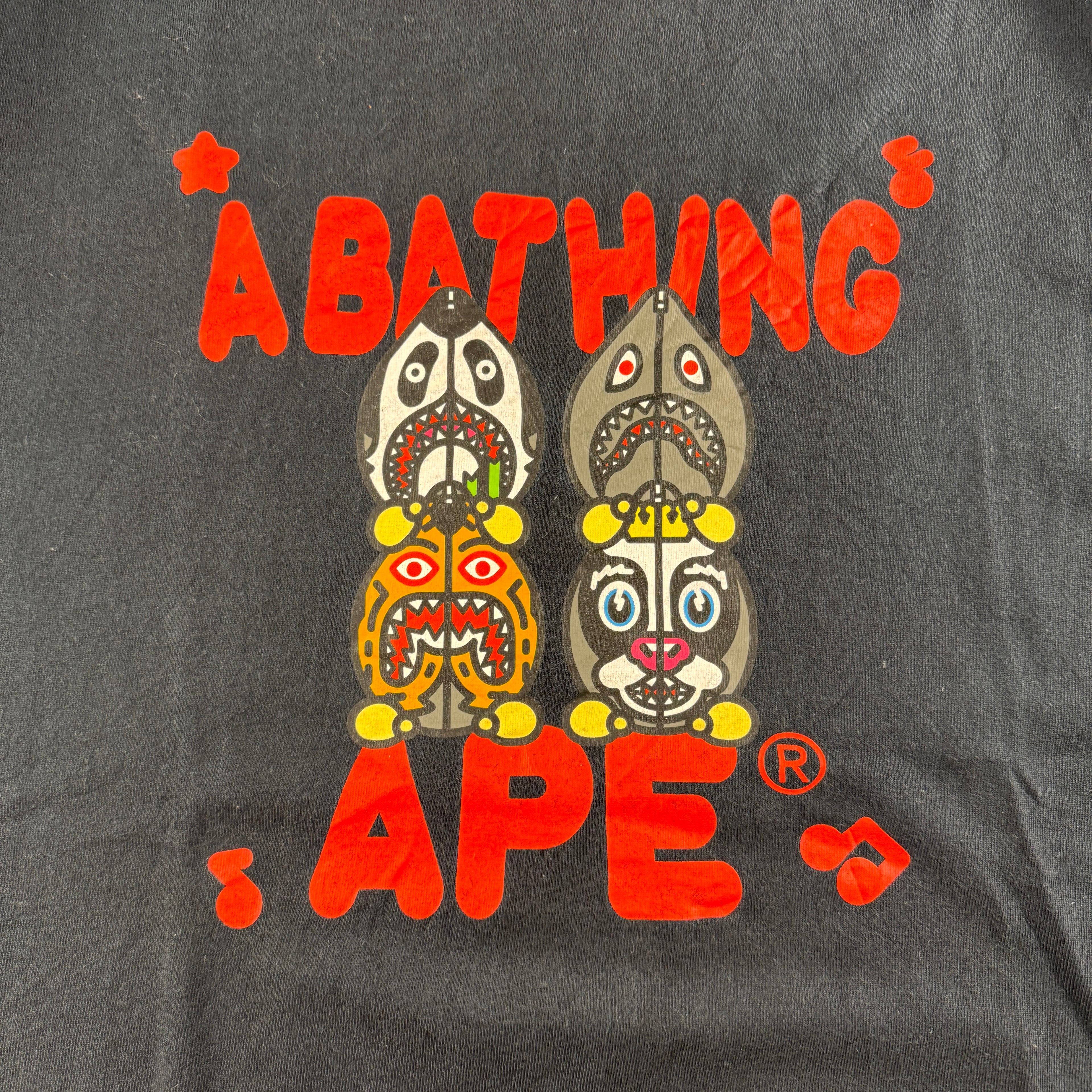 BAPE x Classic Milo Shark #2 Black Tee (XXL)