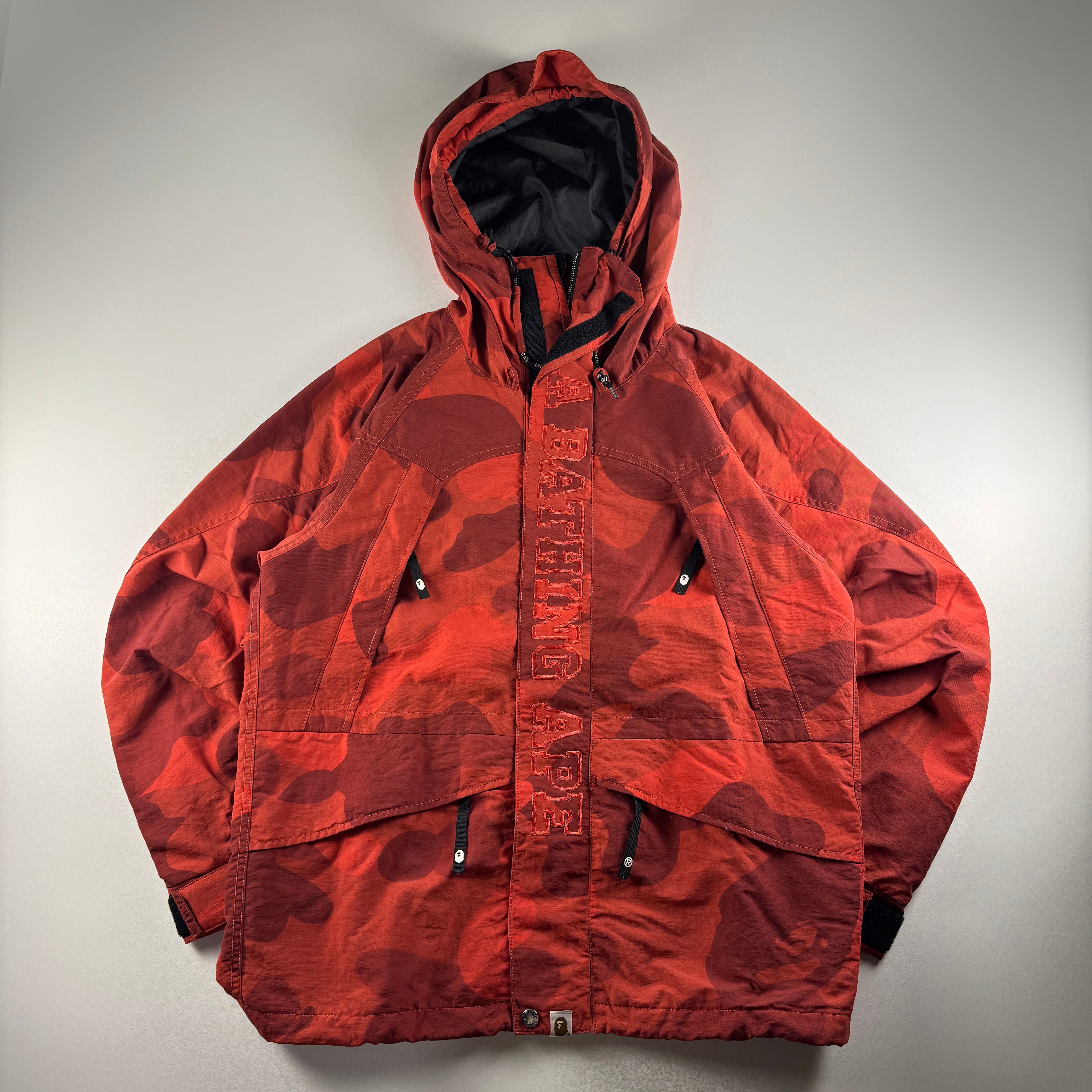 BAPE Camo Red Snowboard Jacket (L)