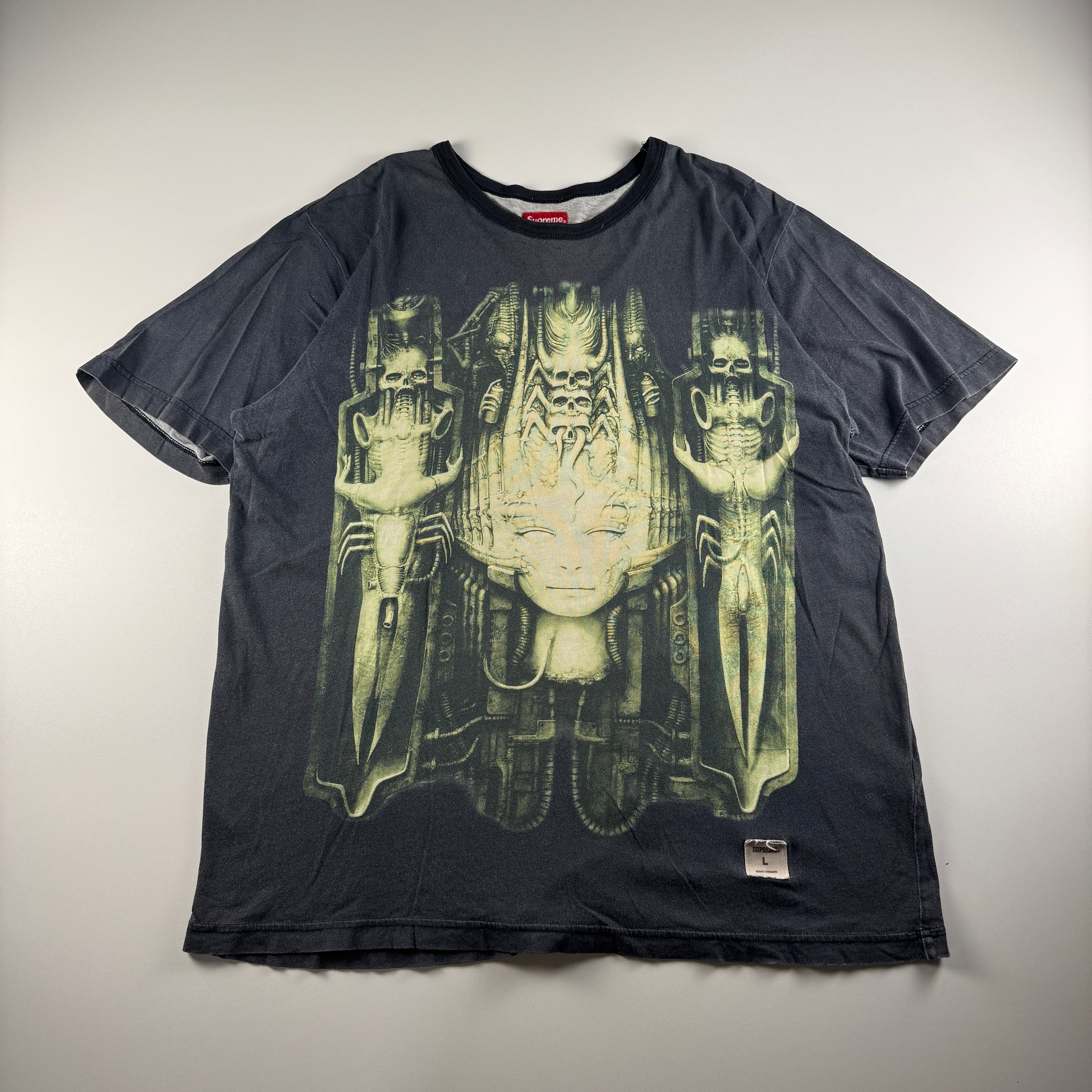 Supreme x H.R. Giger Knit Black Tee (L)