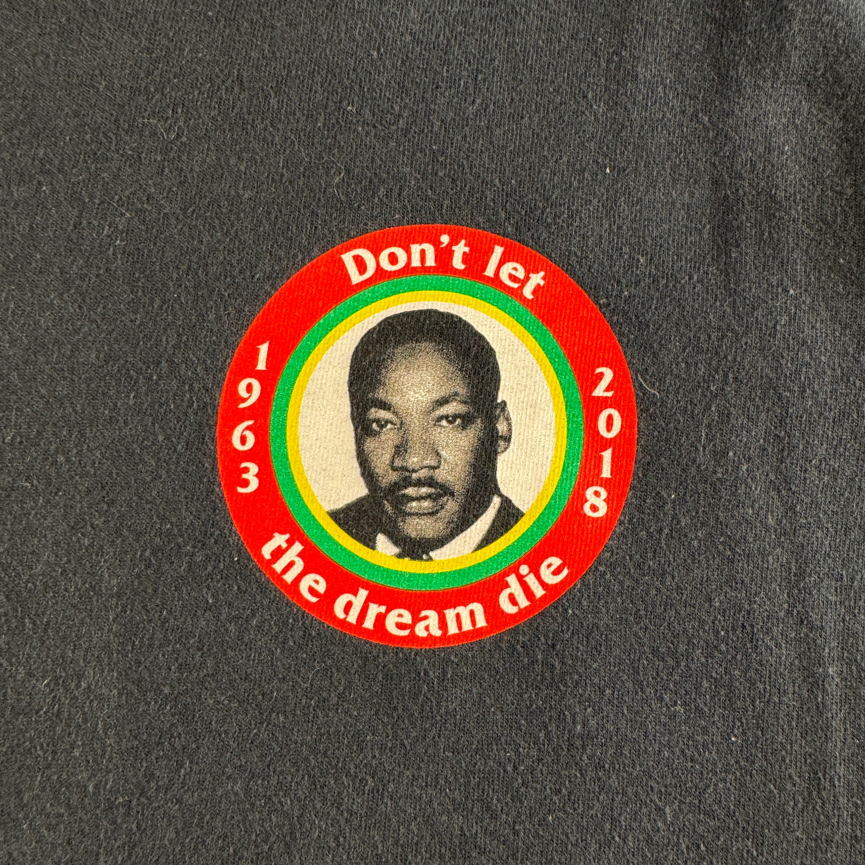 Supreme x MLK Dream Black Tee (L)