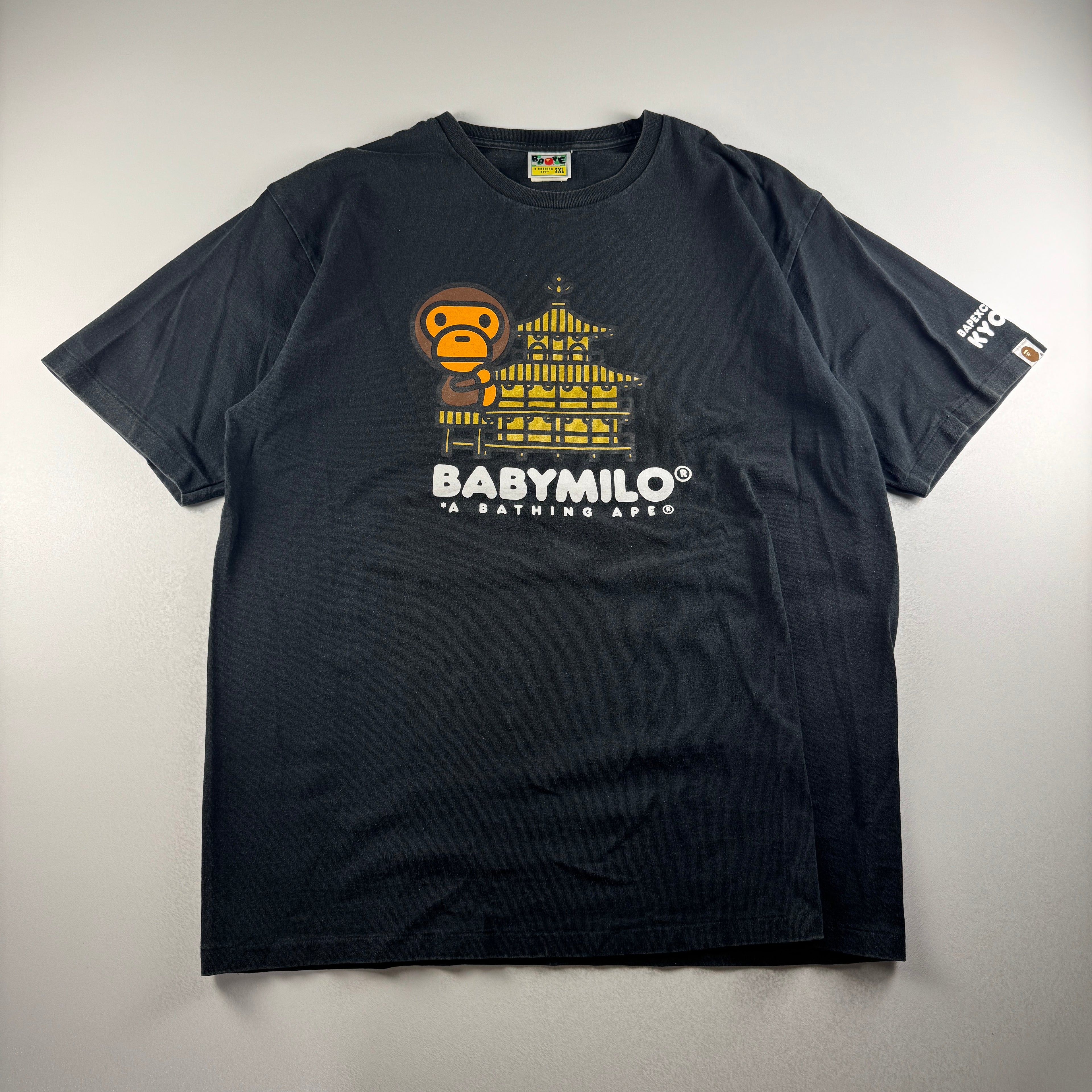 BAPE Baby Milo Kyoto Exclusive Black Tee (XXL)