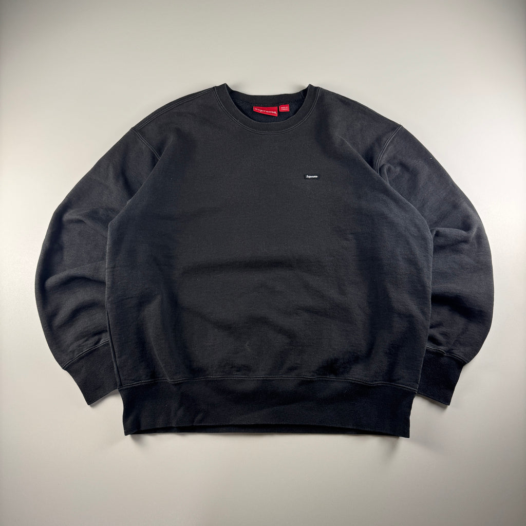 Supreme Small Box Logo Black Sweater (S)