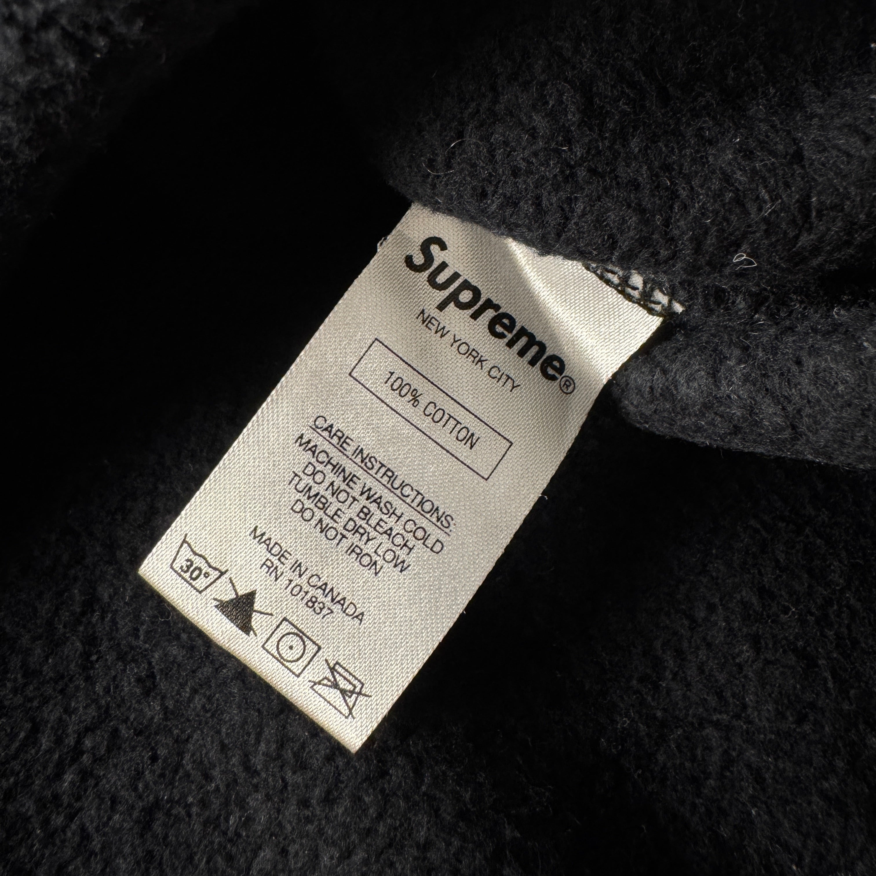 Supreme Small Box Logo Black Sweater (S)