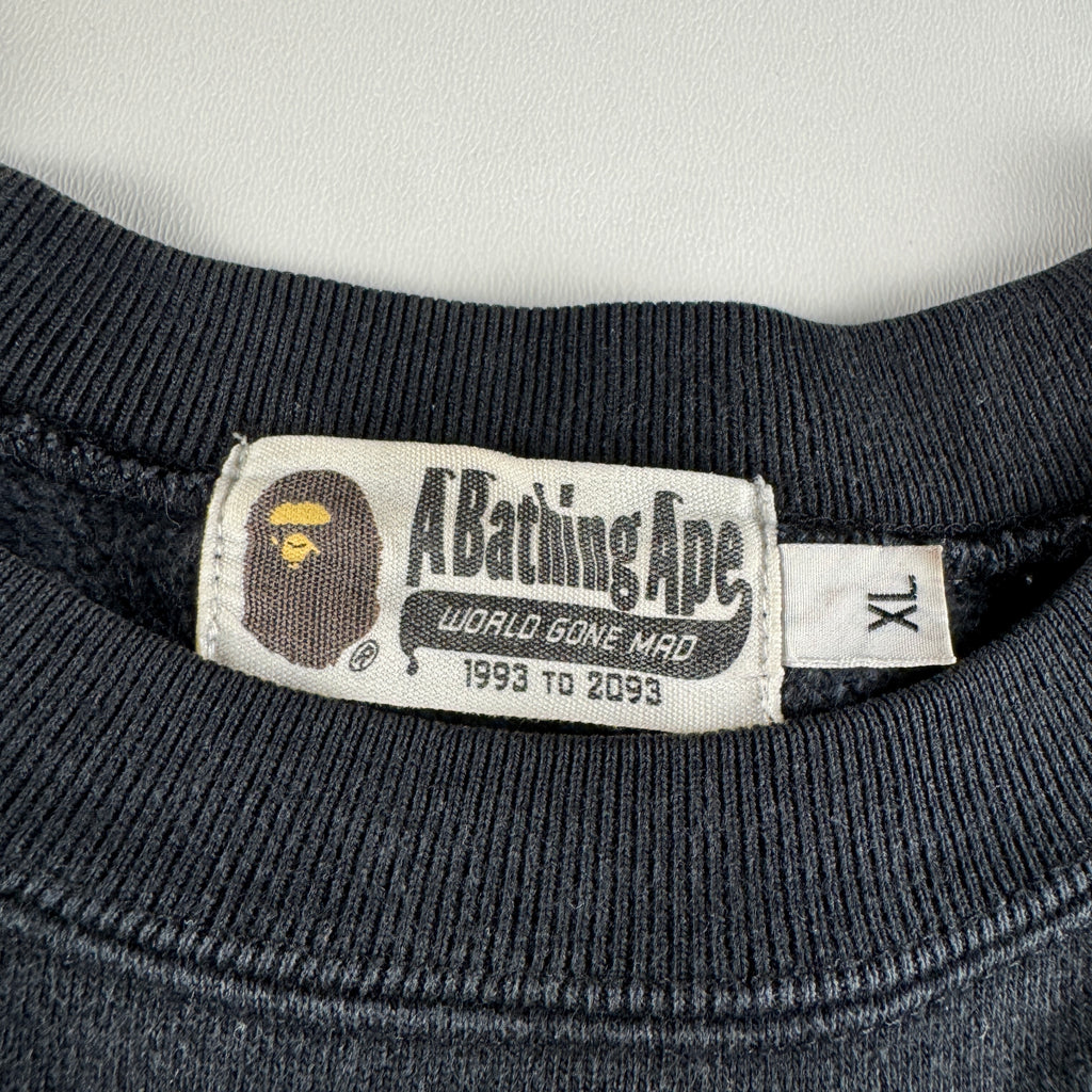 BAPE Ape Face Black Sweater (XL)