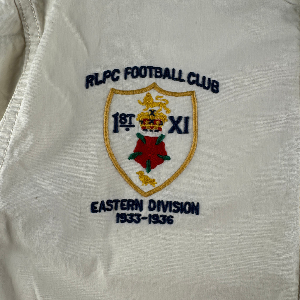 Ralph Lauren RLPC Football Club White Two-Way Zip Up Jacket (M)