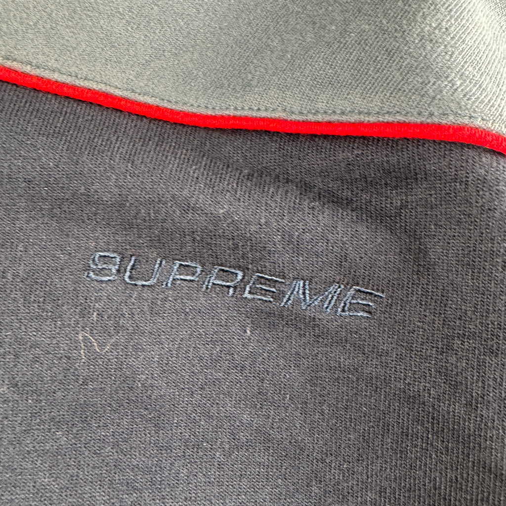 Supreme Speedway Half-Zip Blue Sweater (M)