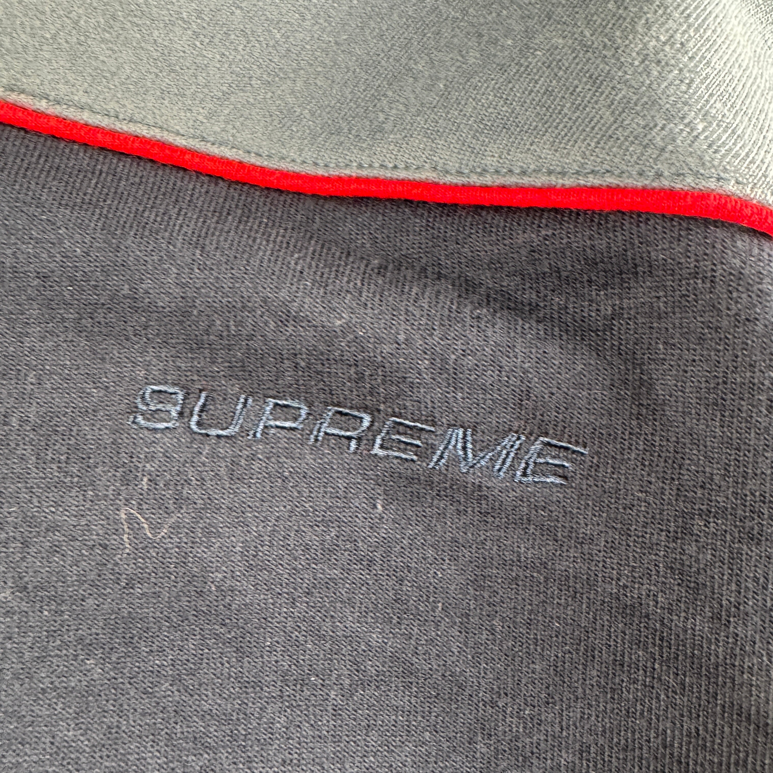 Supreme Speedway Half-Zip Blue Sweater (M)