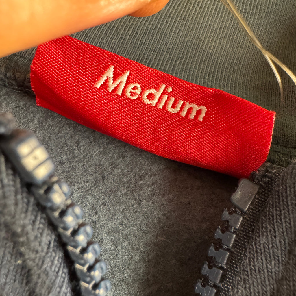 Supreme Speedway Half-Zip Blue Sweater (M)