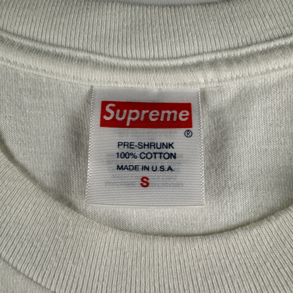 Supreme Camo Box Logo White Tee (S)