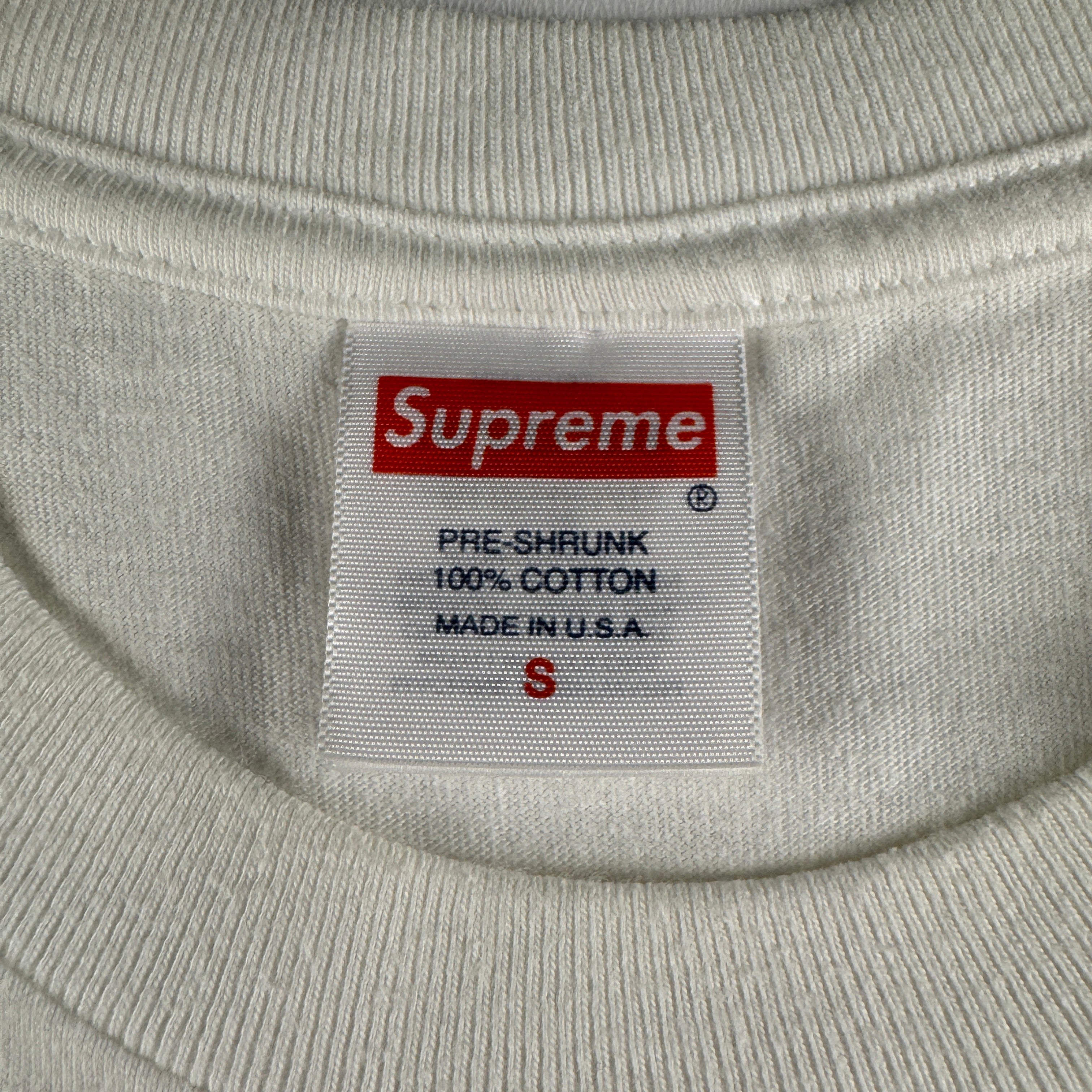 Supreme Camo Box Logo White Tee (S)