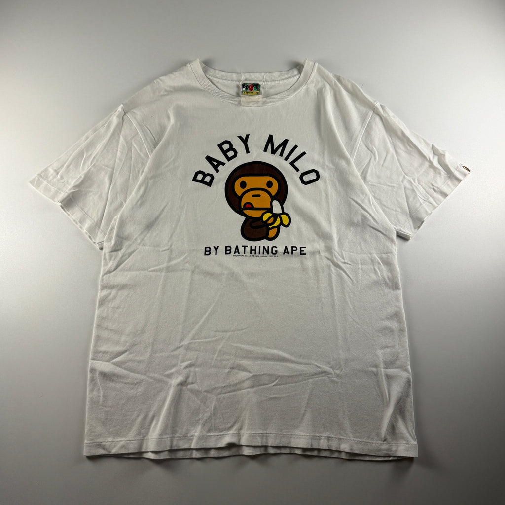 BAPE Baby Milo Banana White Tee (M)