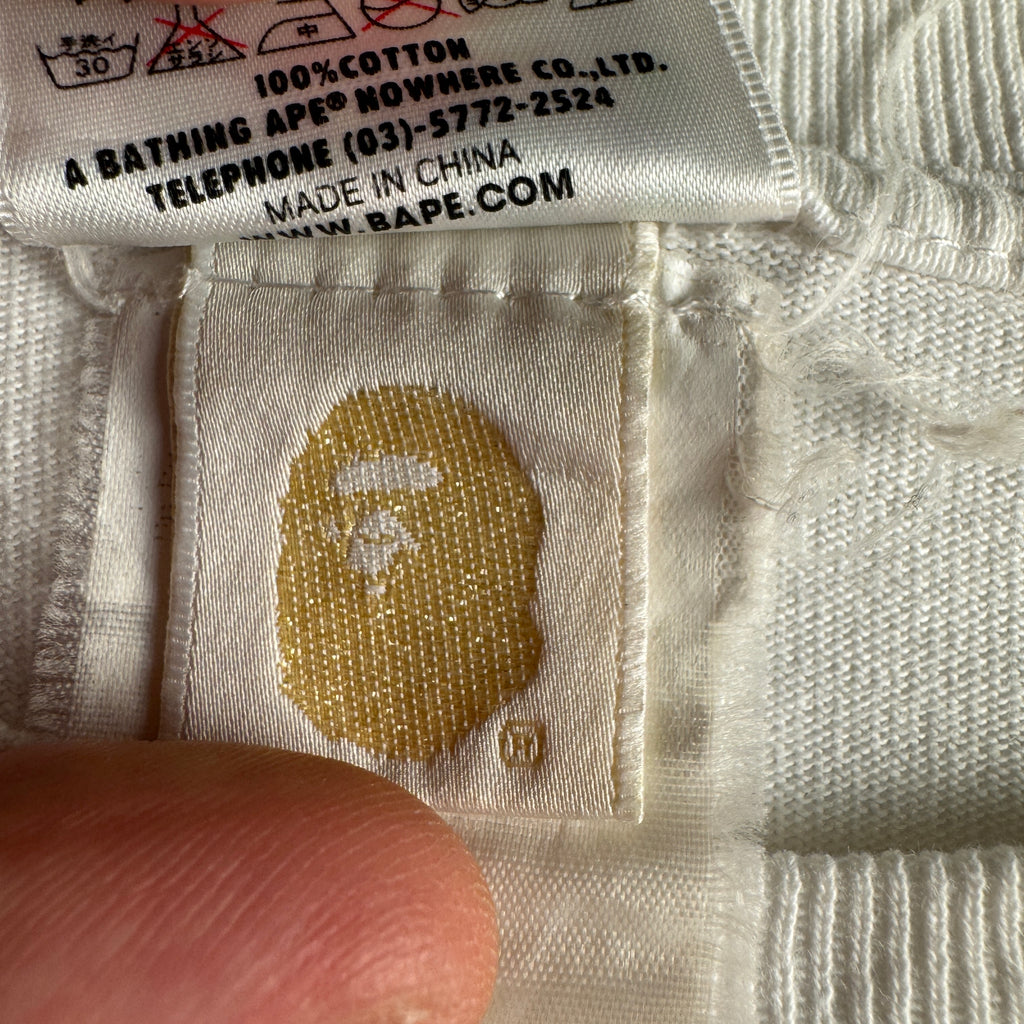 BAPE Baby Milo Banana White Tee (M)