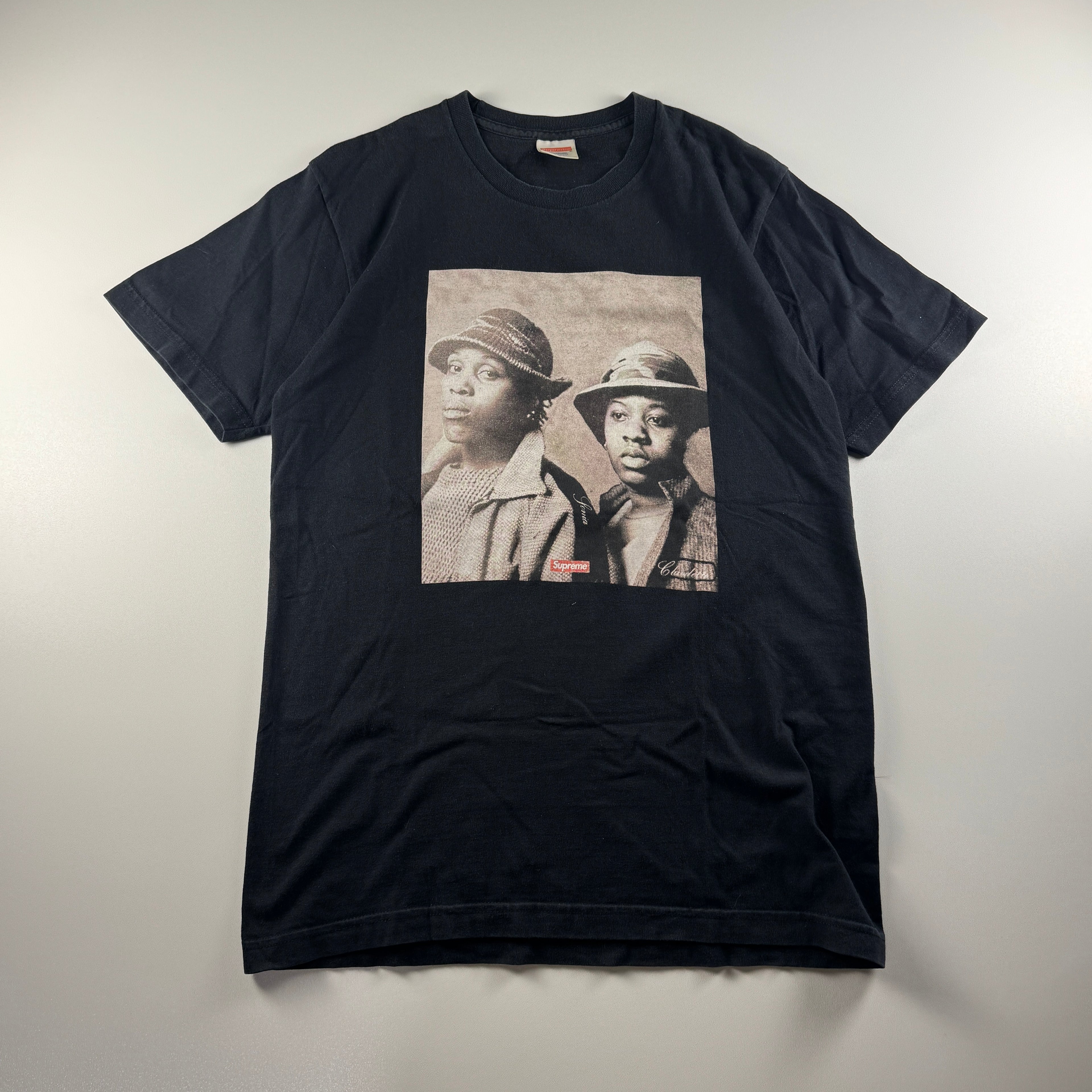 Supreme x Wackies Photo Black Tee (M)