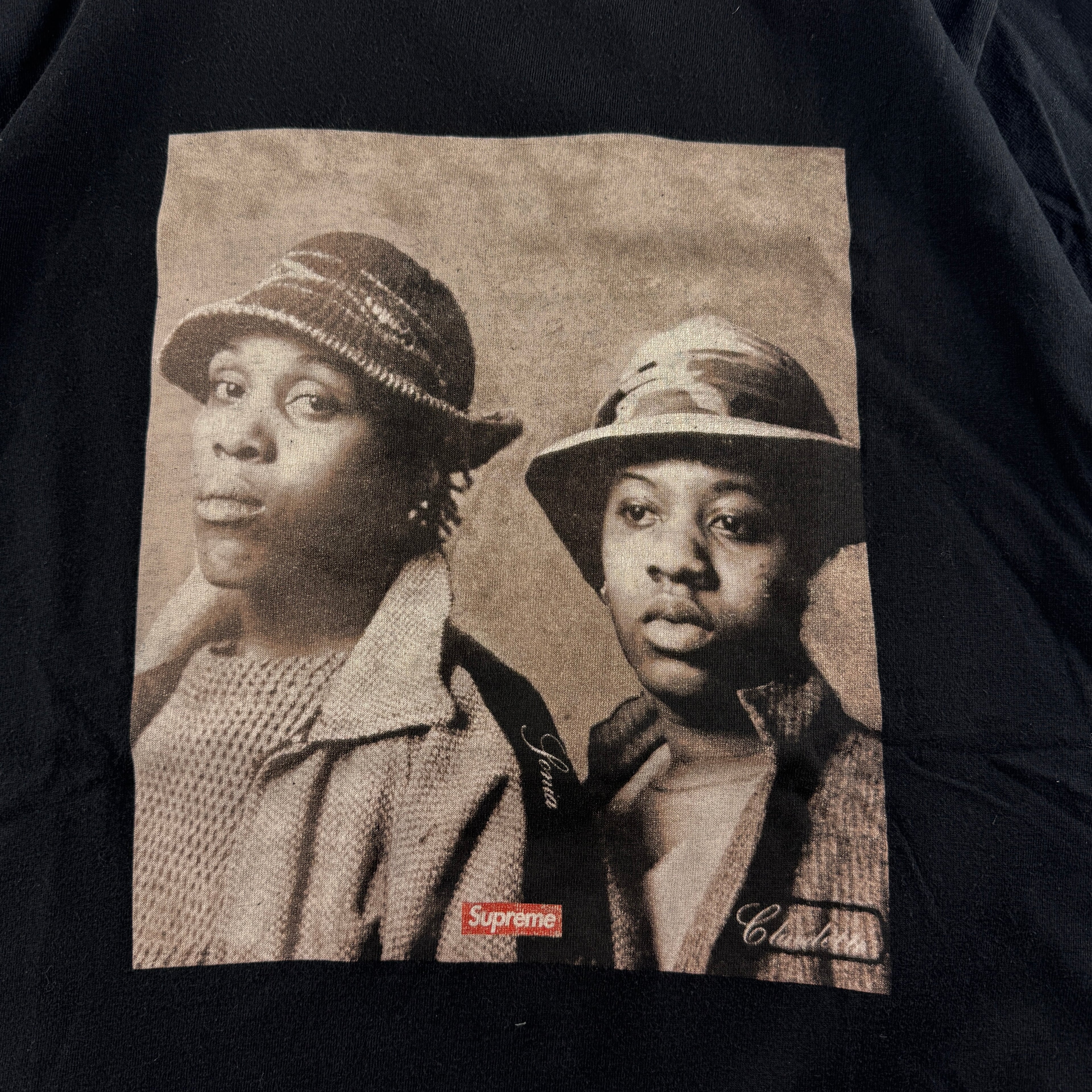 Supreme x Wackies Photo Black Tee (M)