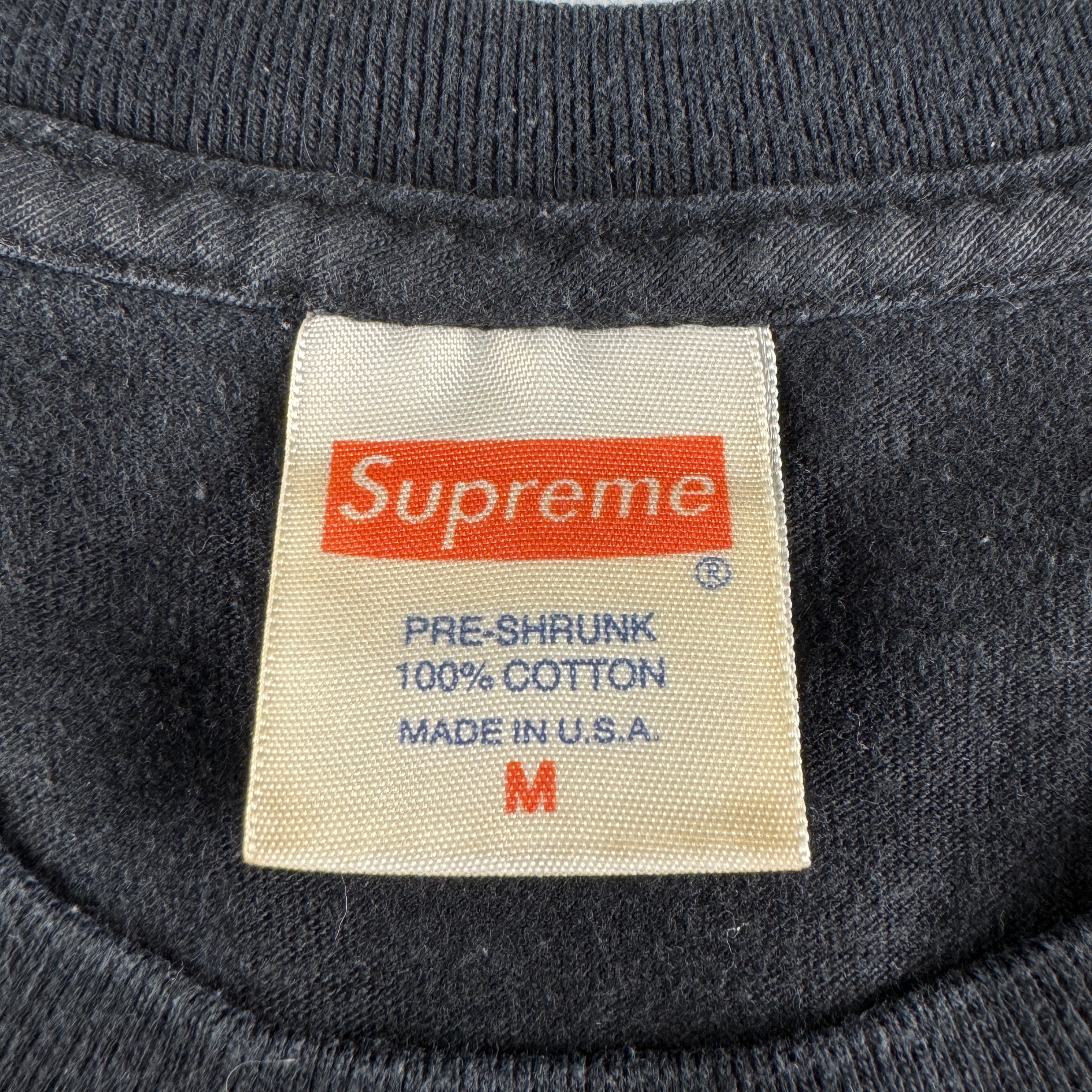 Supreme x Wackies Photo Black Tee (M)