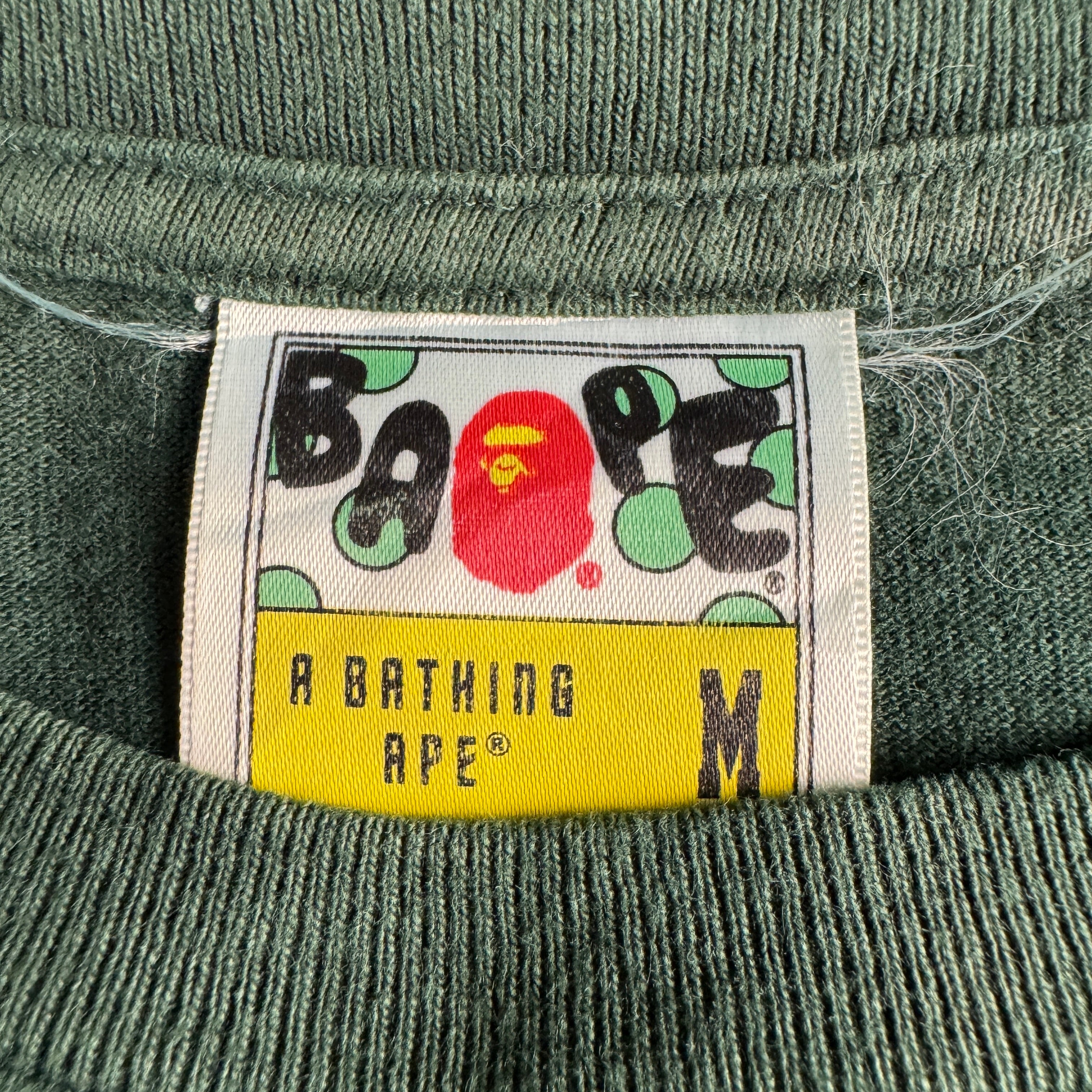 BAPE College Green Tee (M)