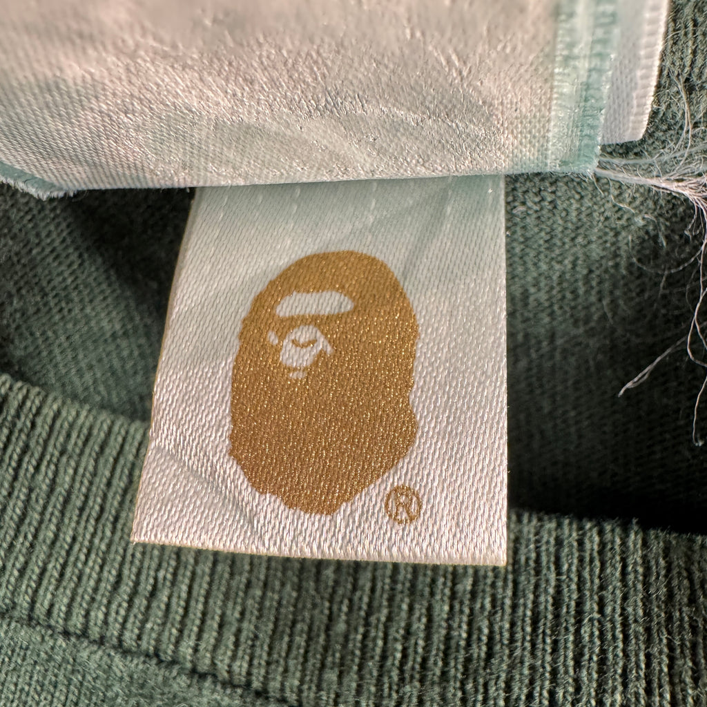 BAPE College Green Tee (M)