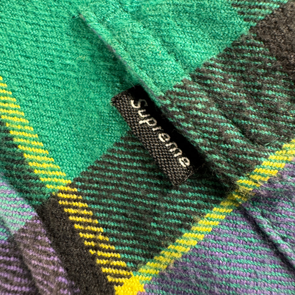 Supreme Flannel Shirt Double Pocket Button Up (L)
