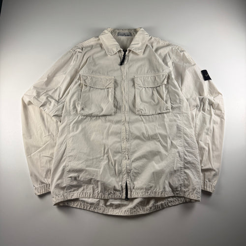 Stone Island Zip Up Overshirt Jacket (XL)