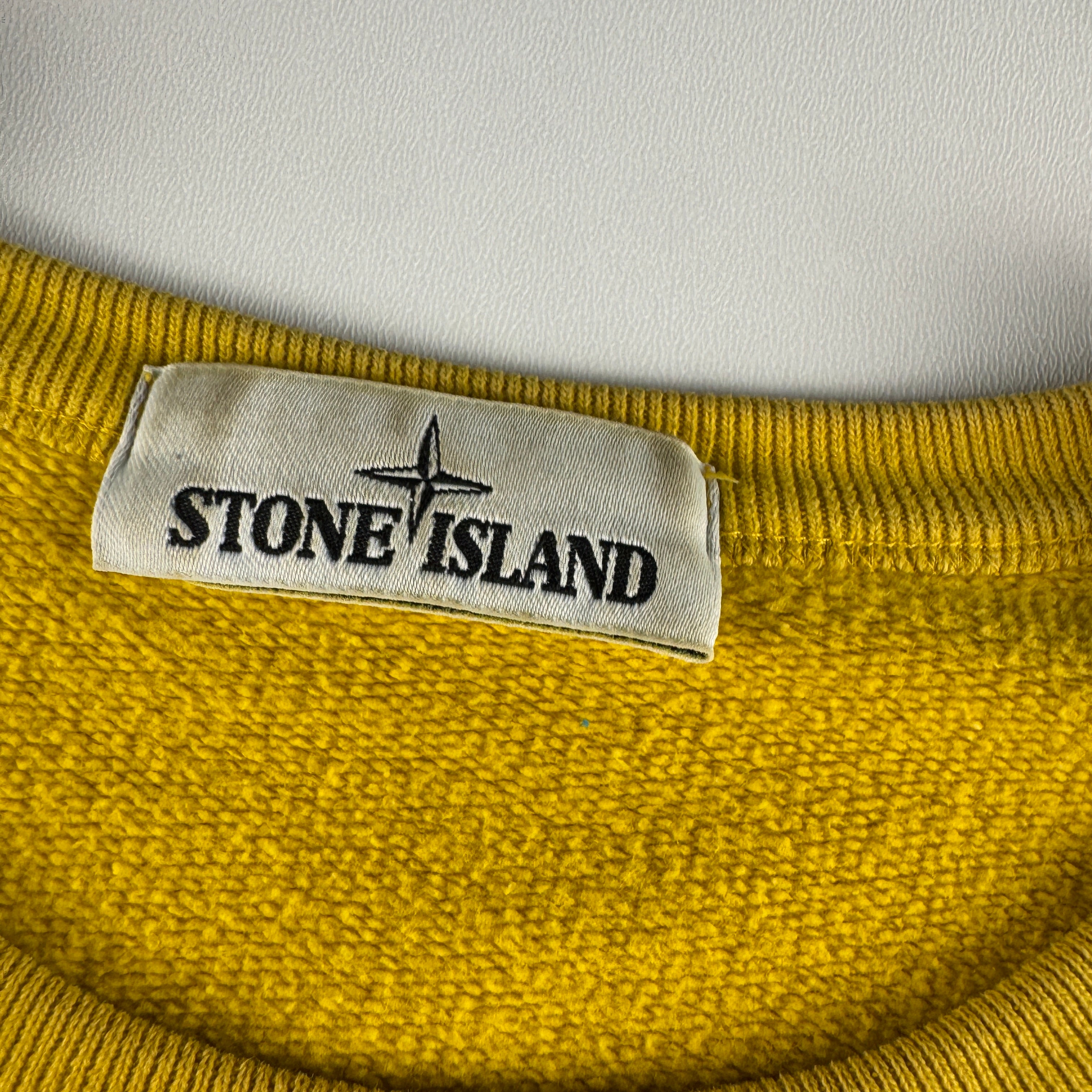 Stone Island Yellow Sweater (M)