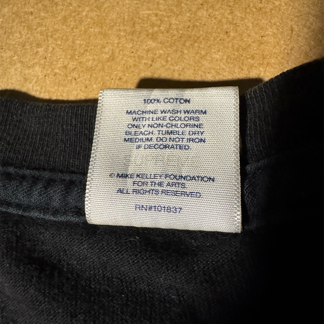 Supreme x Mike Kelley Hiding From Indians Black Tee (L)