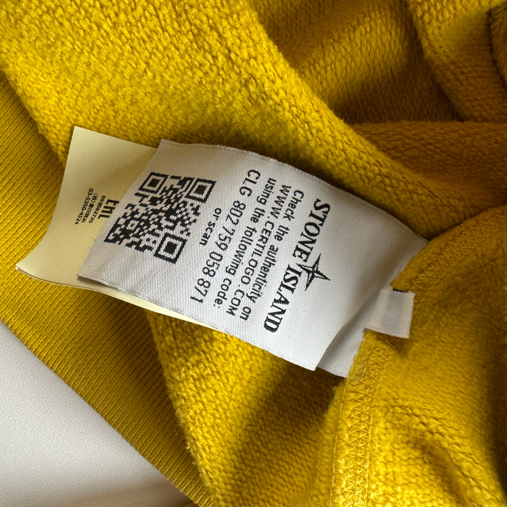 Stone Island Yellow Sweater (M)