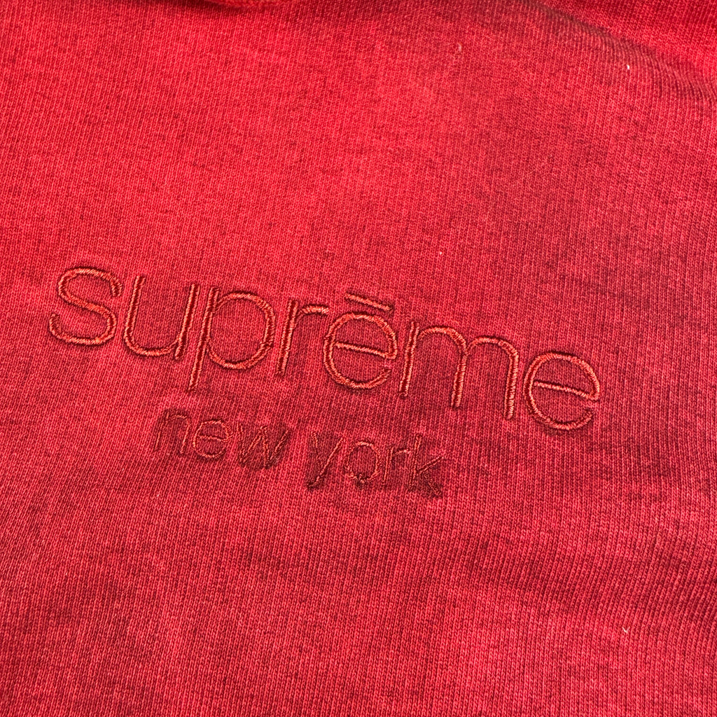 Supreme Spray Classic Logo Red Sweater (L)