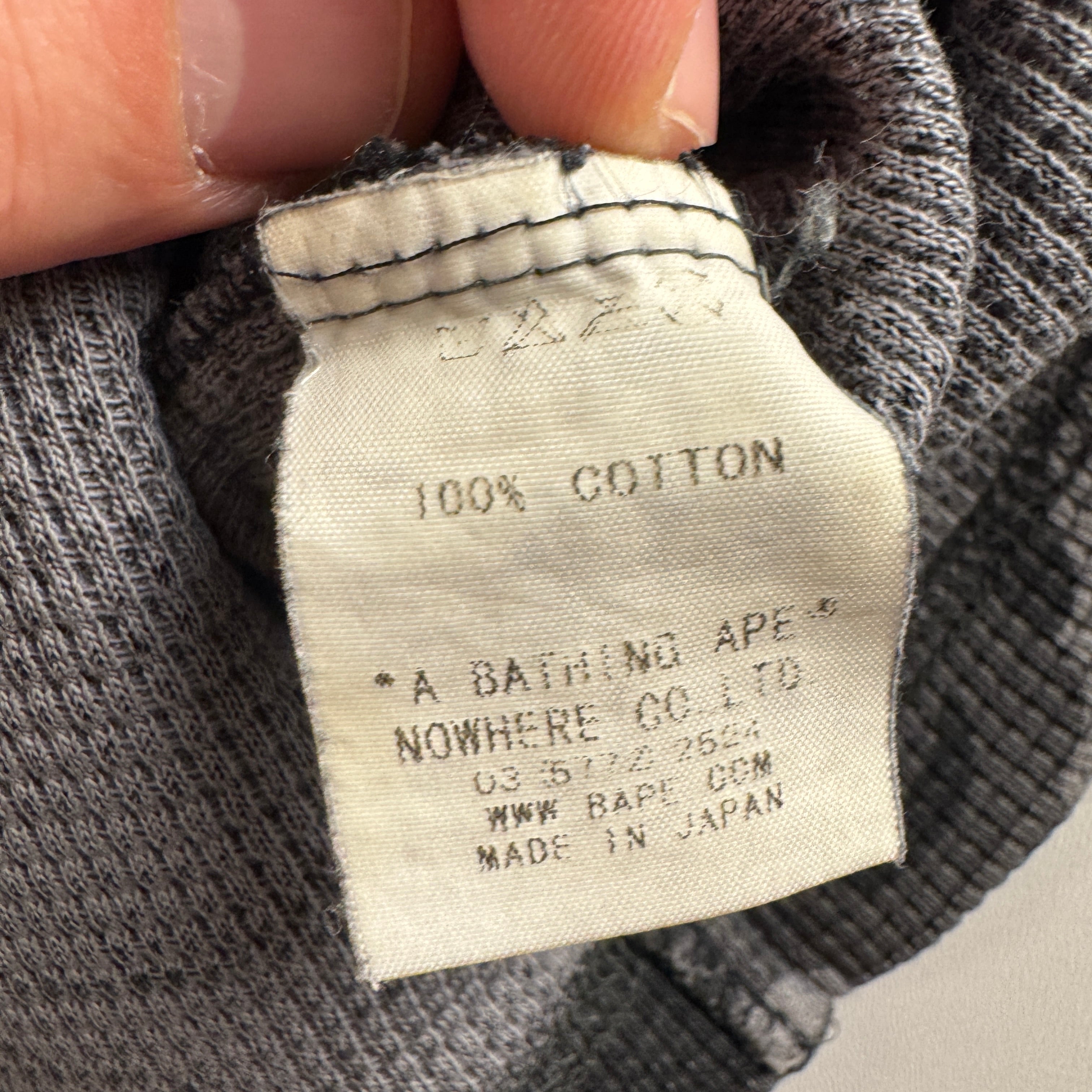 BAPE Vintage Waffle Camo Tee (L)