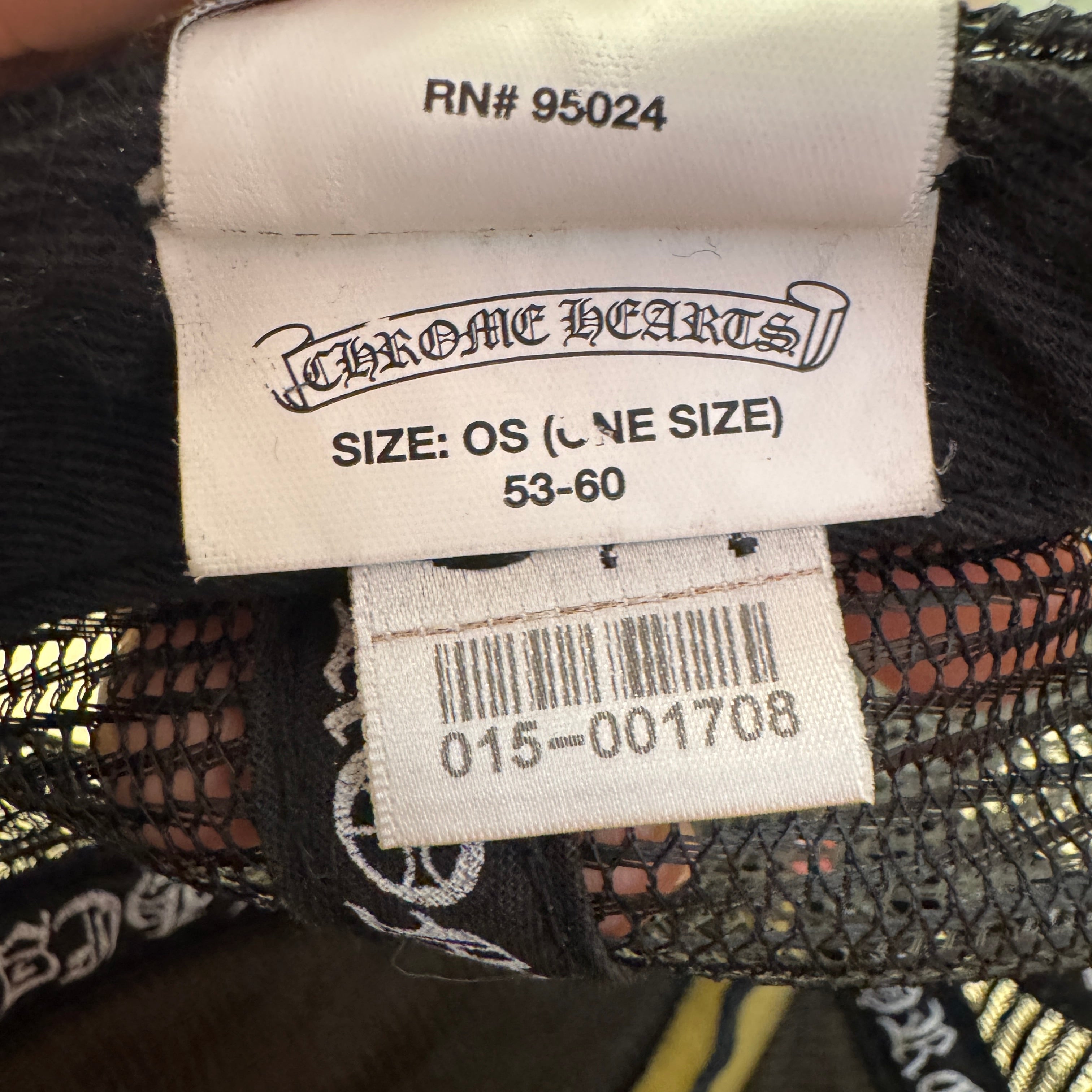 Chrome Hearts Hollywood Trucker Hat (53-60 OS)